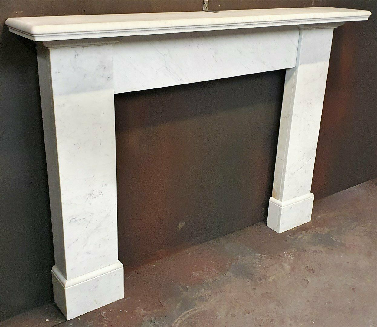 Original Scottish Victorian Carrara Marble Fireplace Mantel photo furniture
