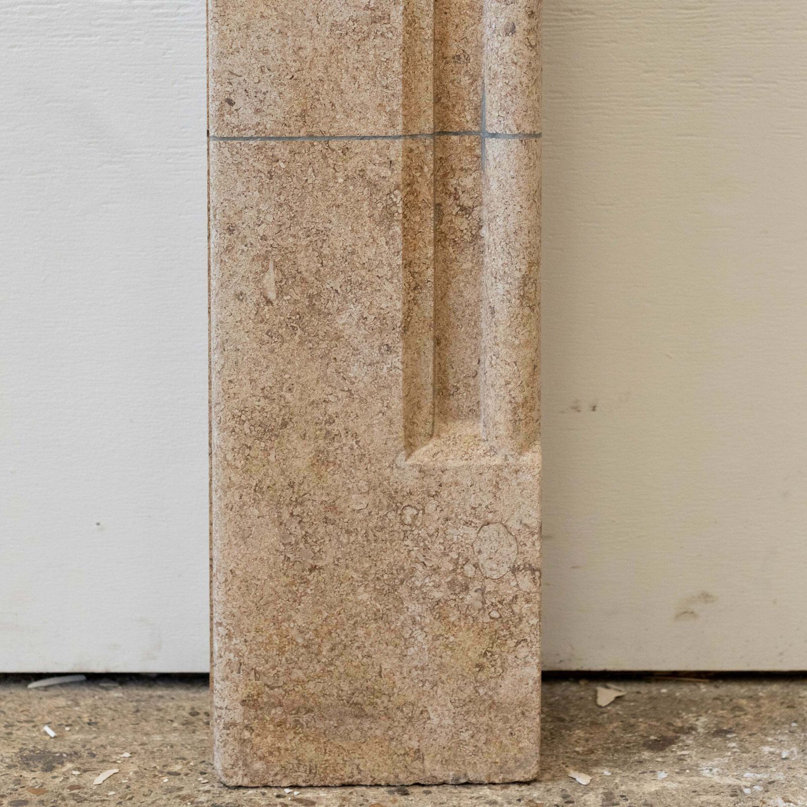 Reclaimed Antque Art Deco Stone Bolection Fireplace Surround photo 2500.0