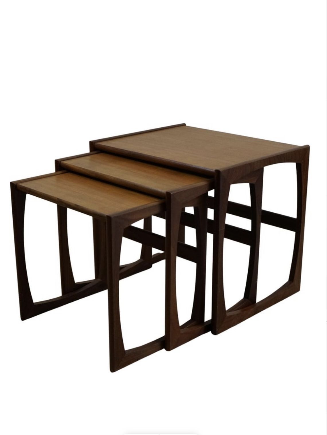A G Plan Teak Nest Of Three Occasional Tables