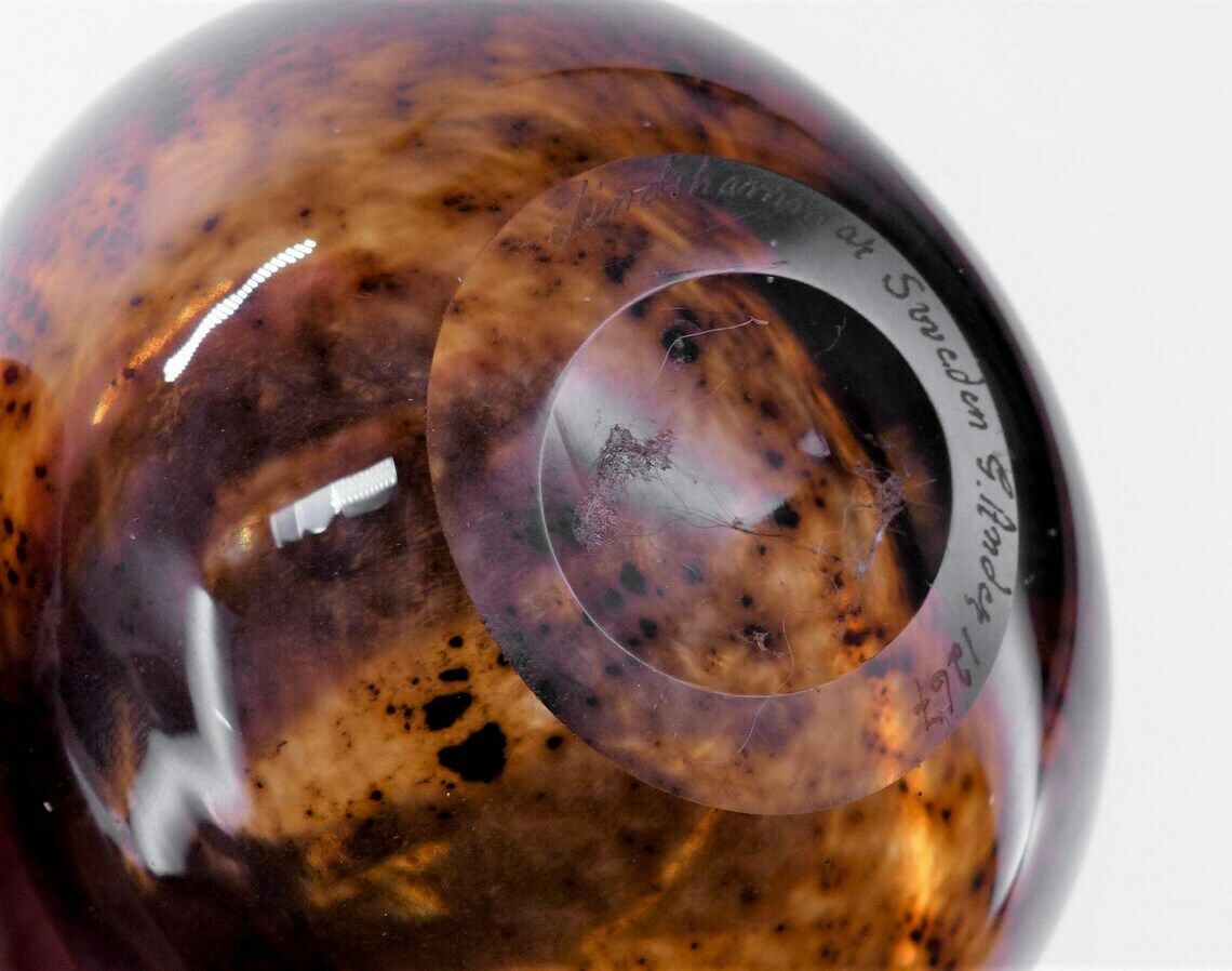 Gunnar Ander Vase In Blown Glass 1960 photo buy