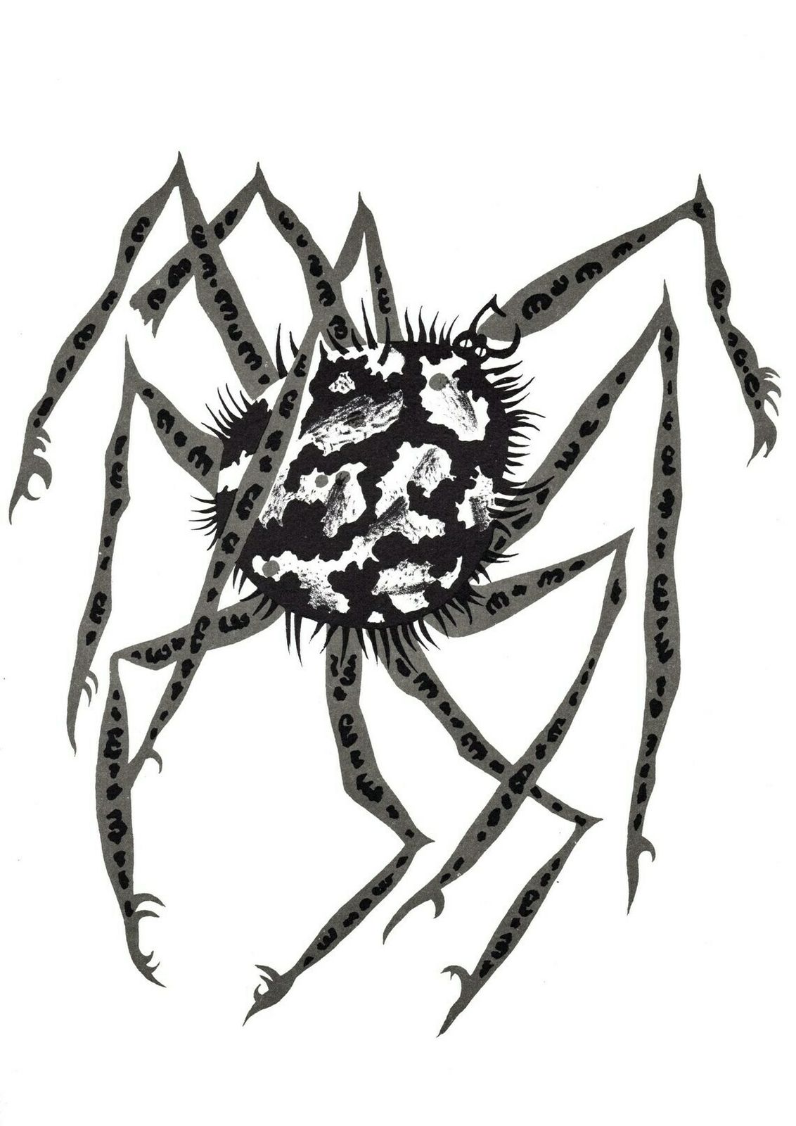 Original Lithograph Jean Lurçat "Spider Of Nuremberg" photo furniture