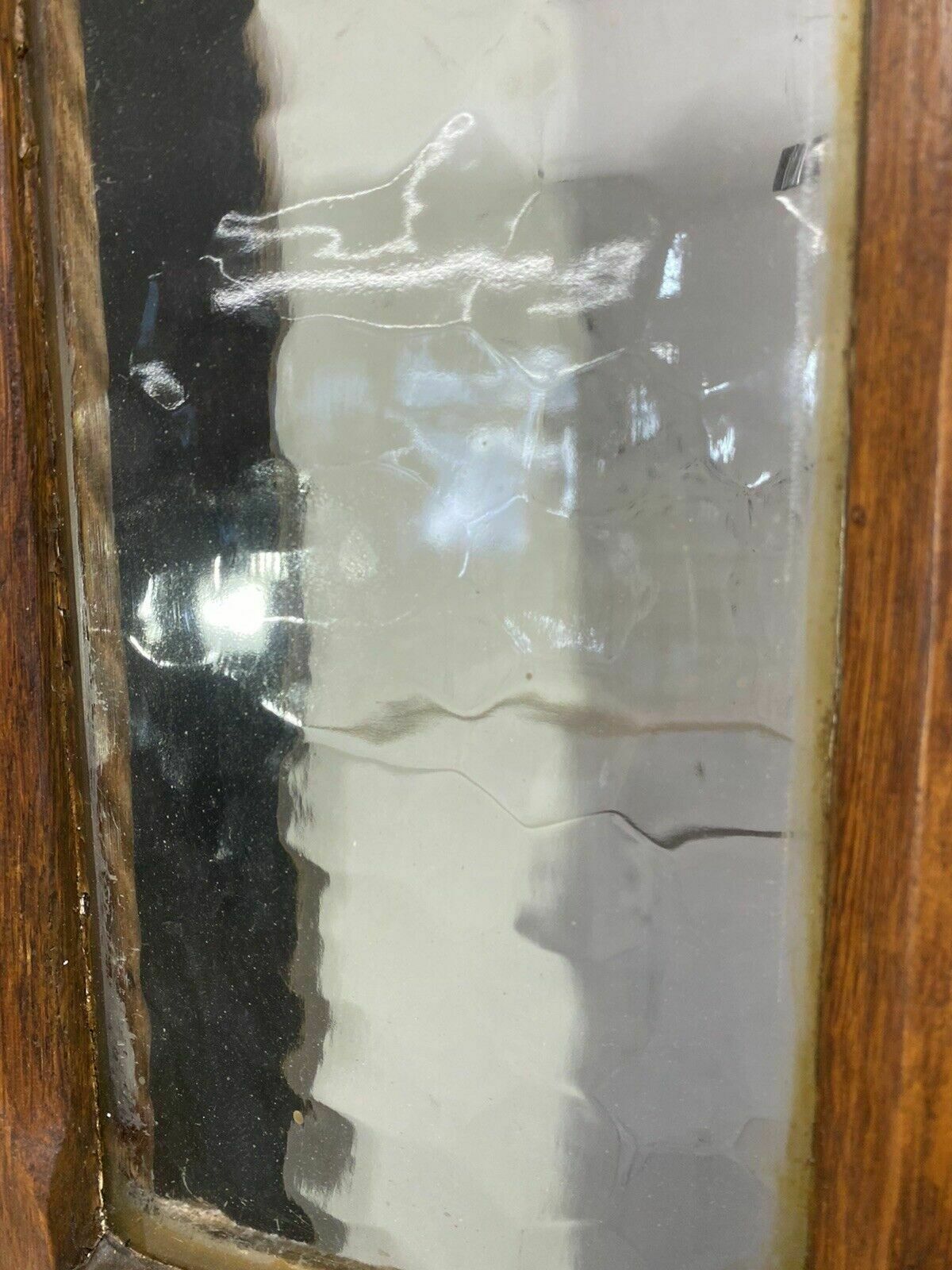 Solid Oak Front Door Arts Crafts Old Period Antique Glass Reclaimed Wood Iron photo vintage