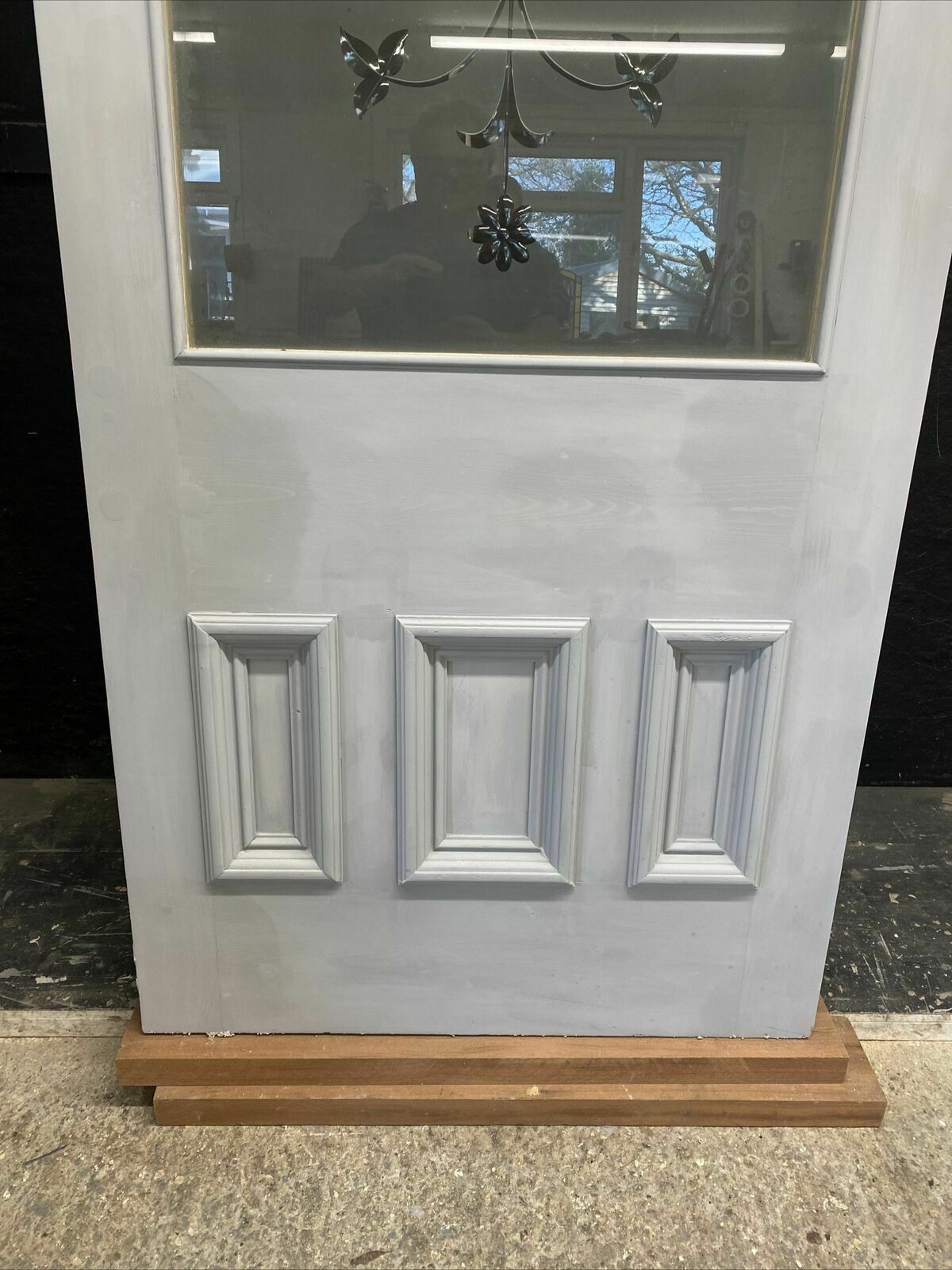 Victorian Cut Etched Glass Front Door Antique Period Reclaimed Old Pine Wood photo 2301.0