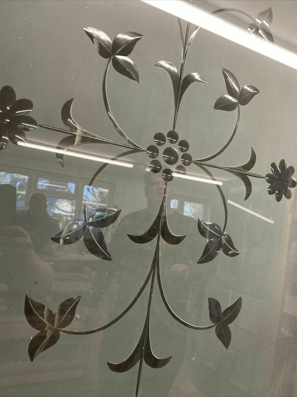 Victorian Cut Etched Glass Front Door Antique Period Reclaimed Old Pine Wood photo vinterior