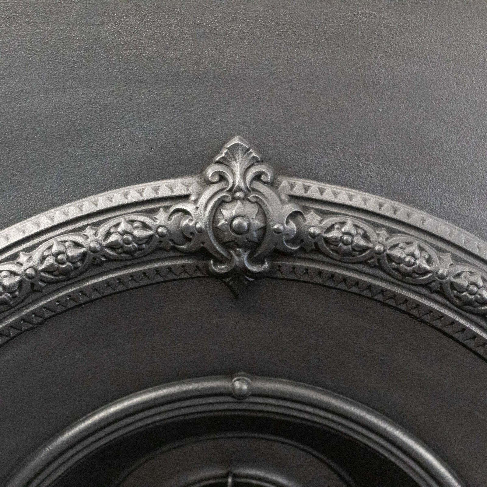 Antique Cast Iron Arched Fireplace Insert photo furniture