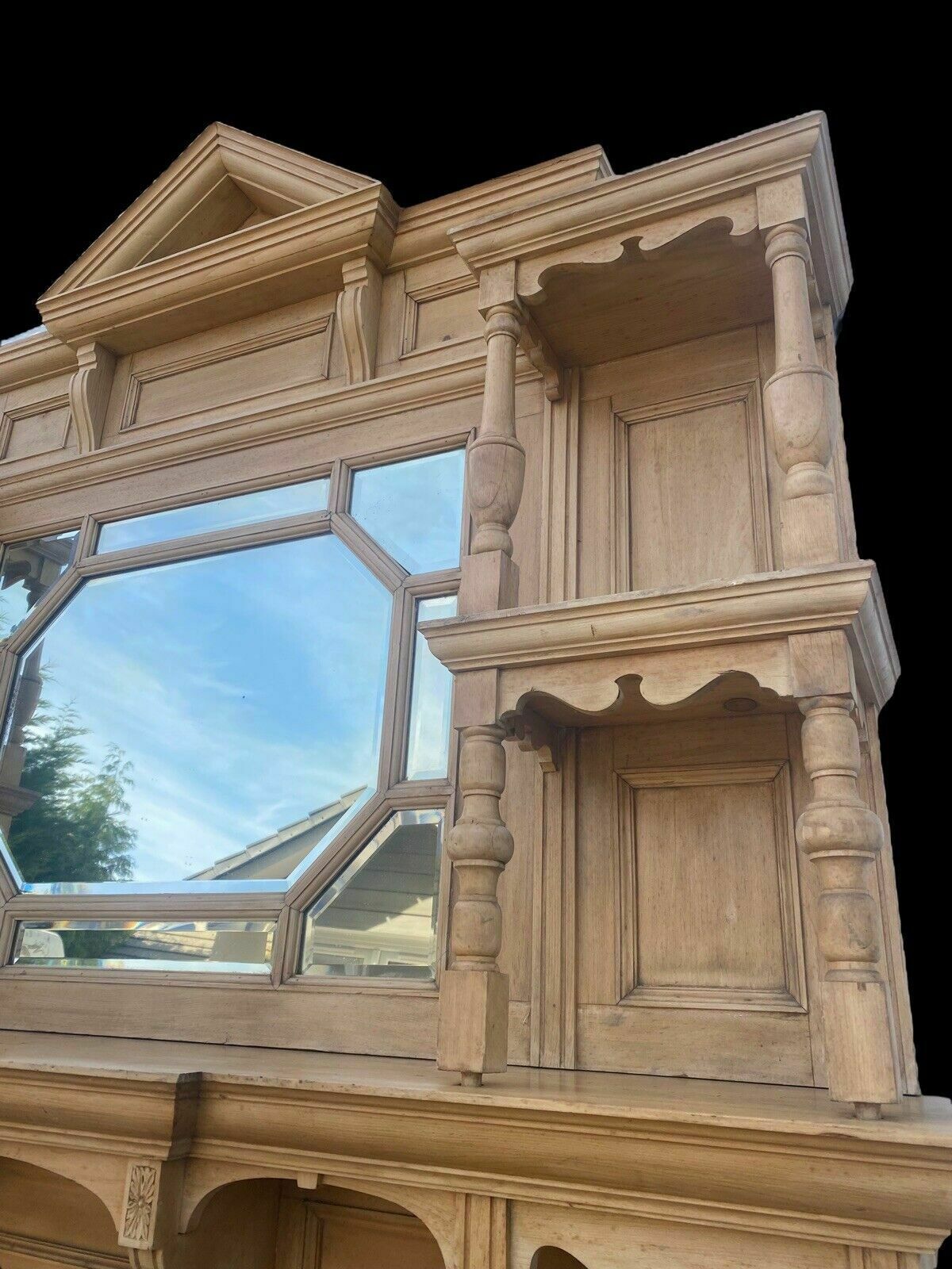 V Large Victorian Pine Antique Fire Surround Overmantel Fireplace Reclaimed Wood photo buy