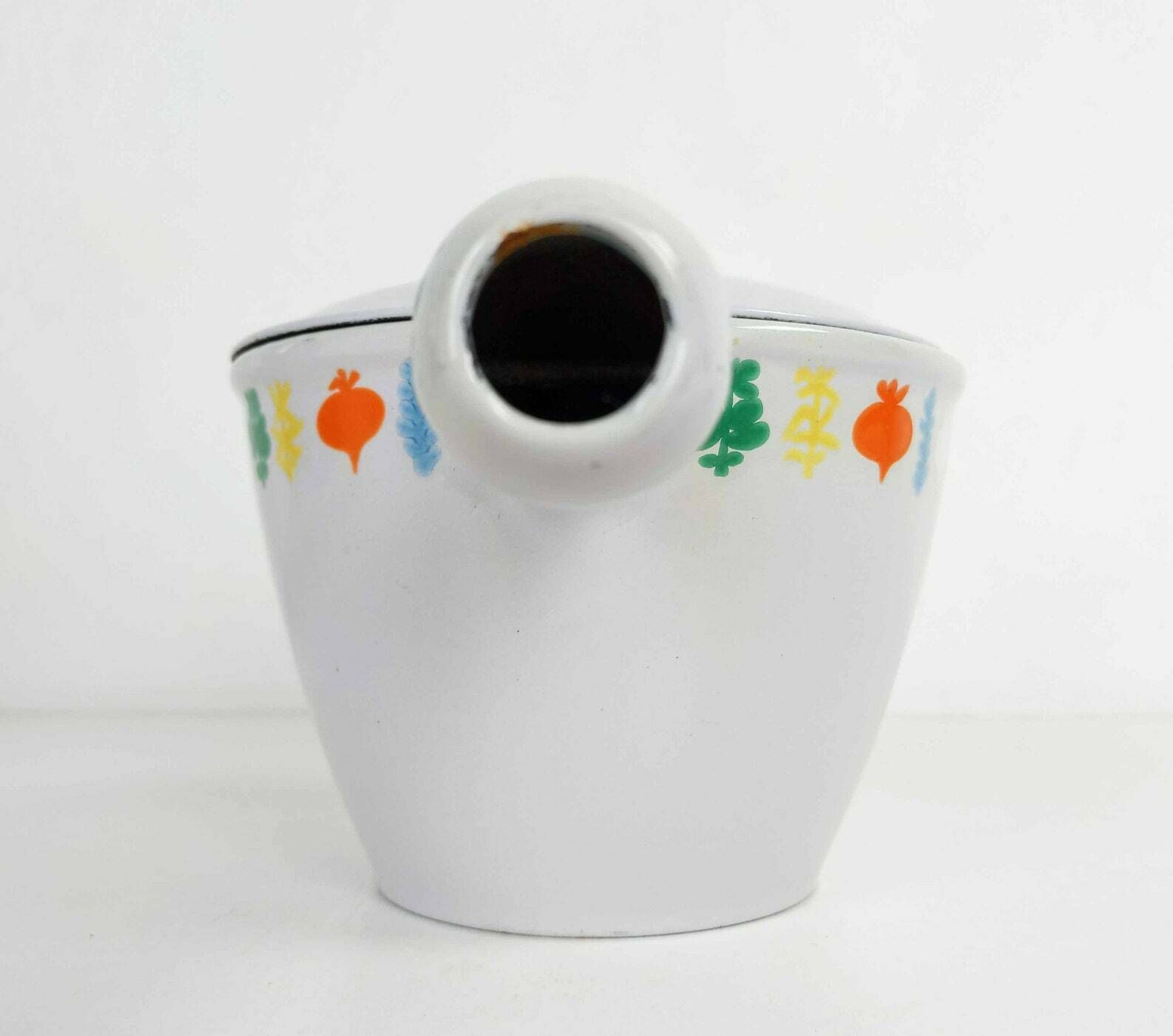 Vintage Le Creuset Cheese Fondue Dish With Lid, Enamel Dutch Oven Kitchen Cooking Pot From France, Retro French Kitchenware, Induction Ok photo 53.0