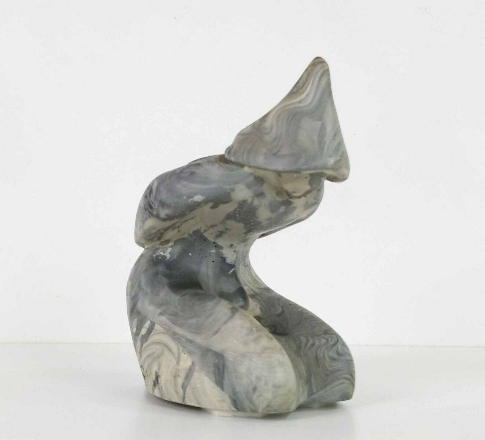 photo furniture French Statue, Signed French Sculpture By Willy Pinna, French Ceramic Sculpture, Composite Marble Decorative Statue