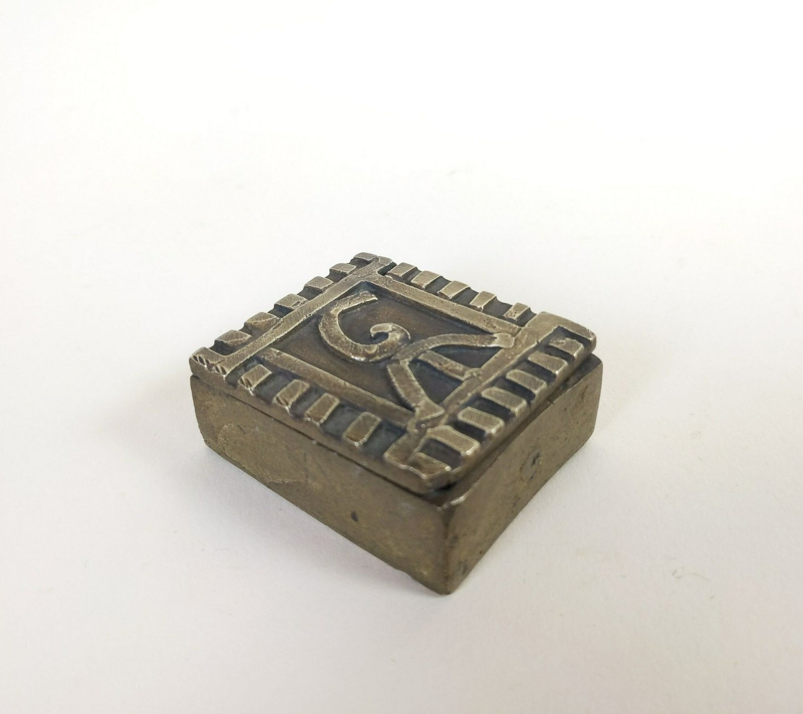 West Africa Ghana Ashanti Akan Gold Dust Box Late 19th Century To Early 20th Century, Antique African Art photo Home Decor