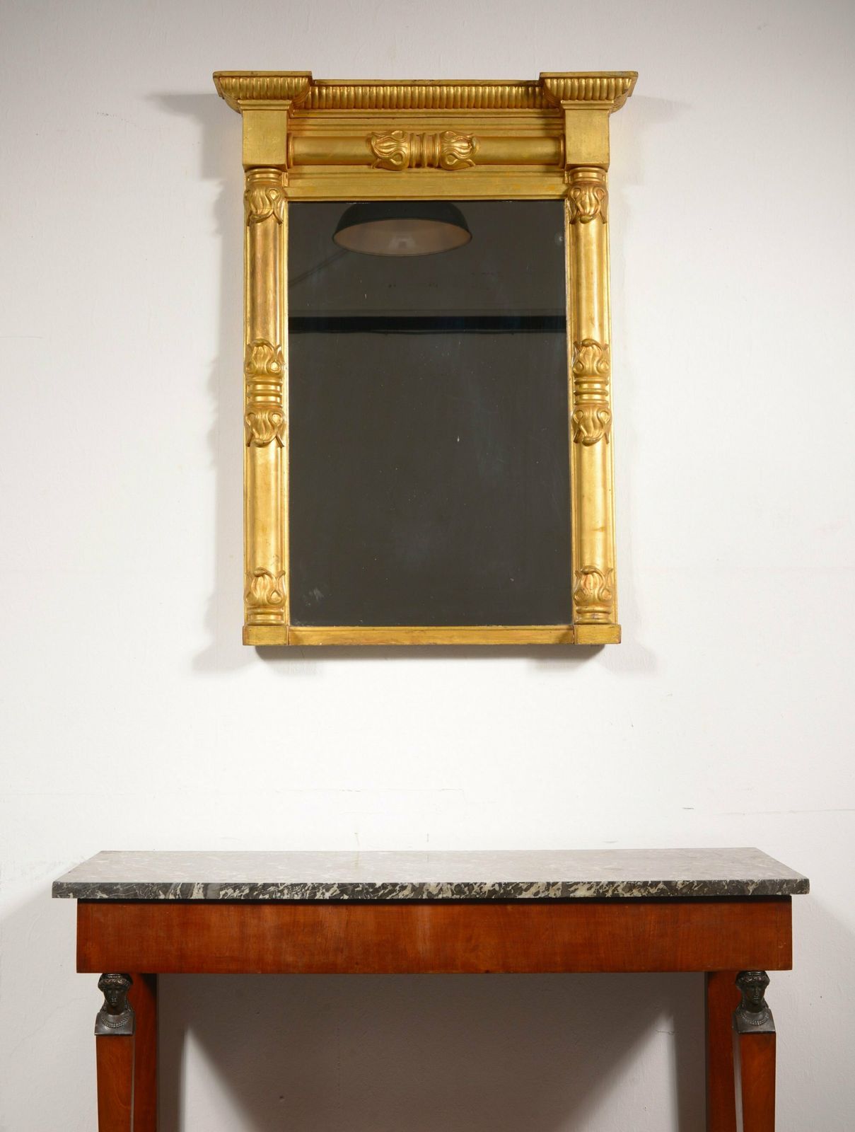 A William IV Carved Gilt Wood Pier Mirror   C.1835