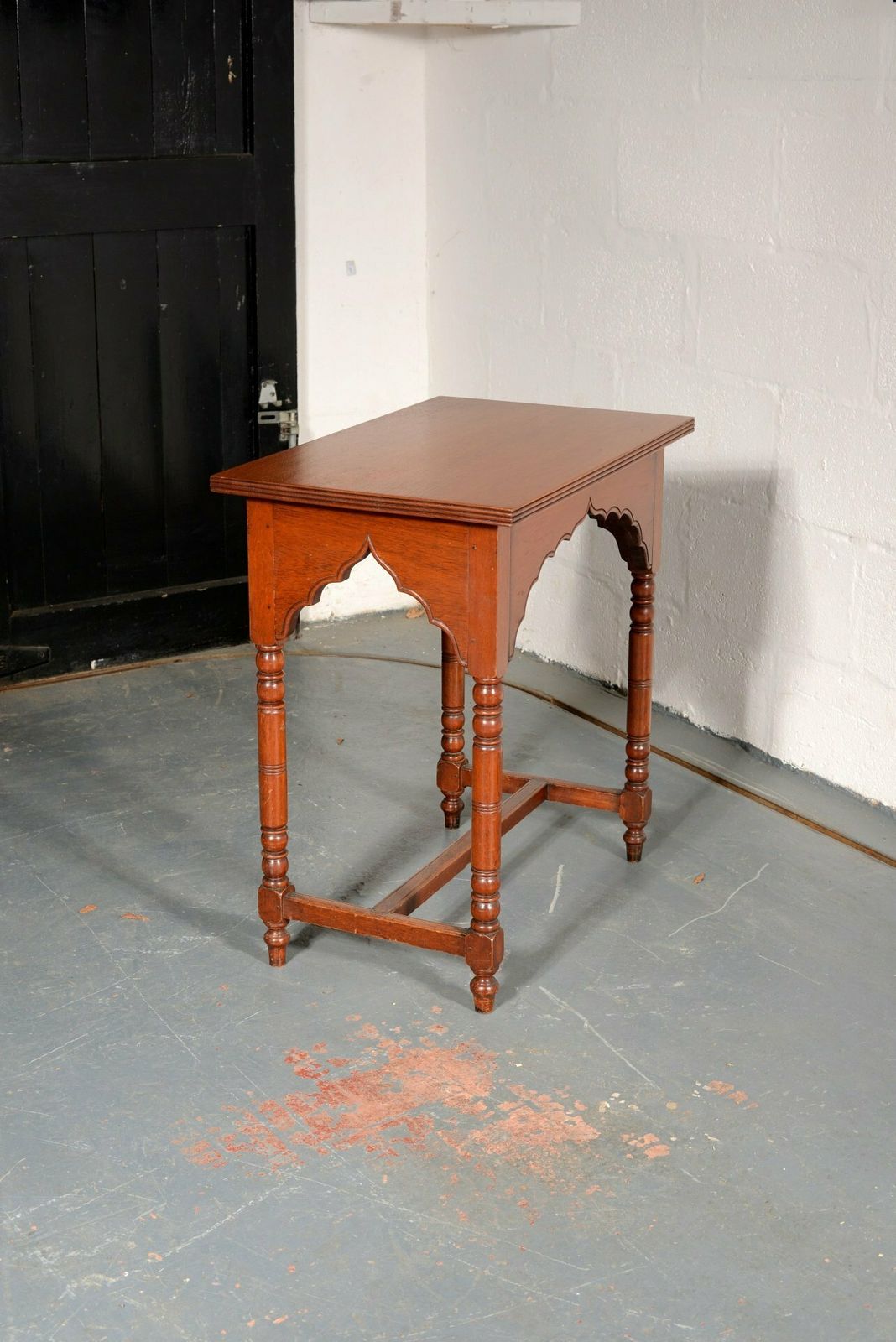 A Victorian Walnut Occasional Table In The Moorish Taste   C.1870 photo furniture