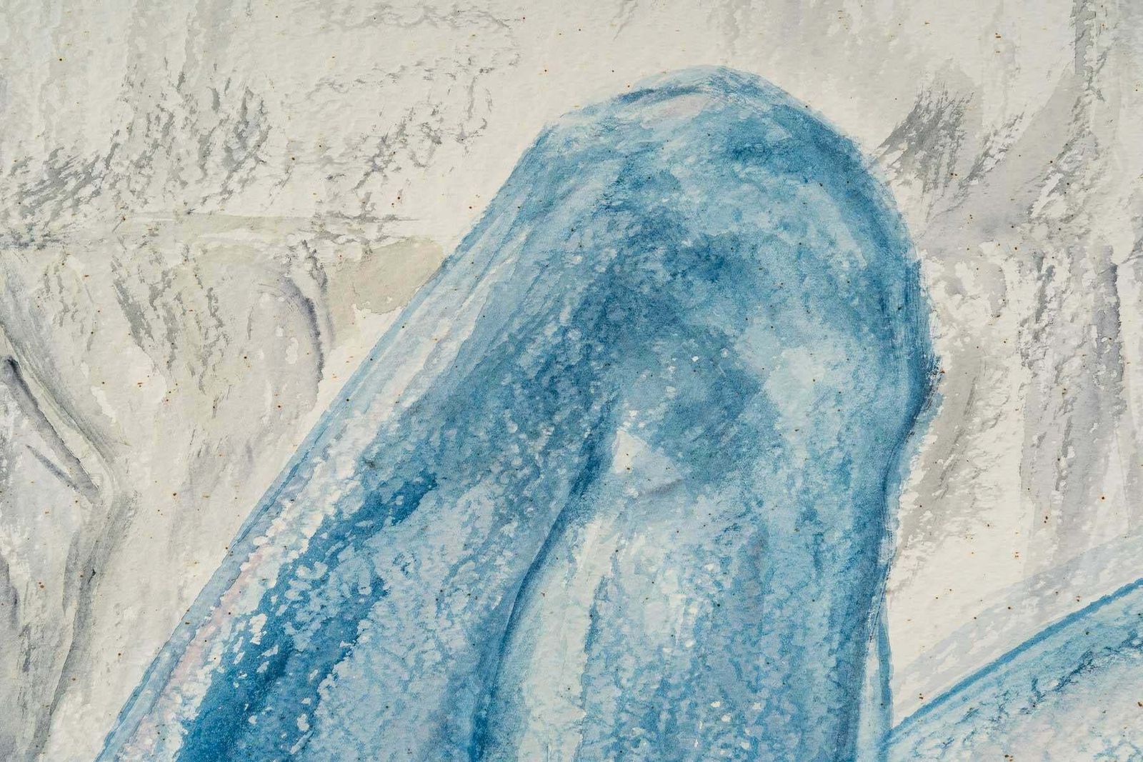 Painting By Luez On Paper, Representing A Fawn, Modern Art photo for sale