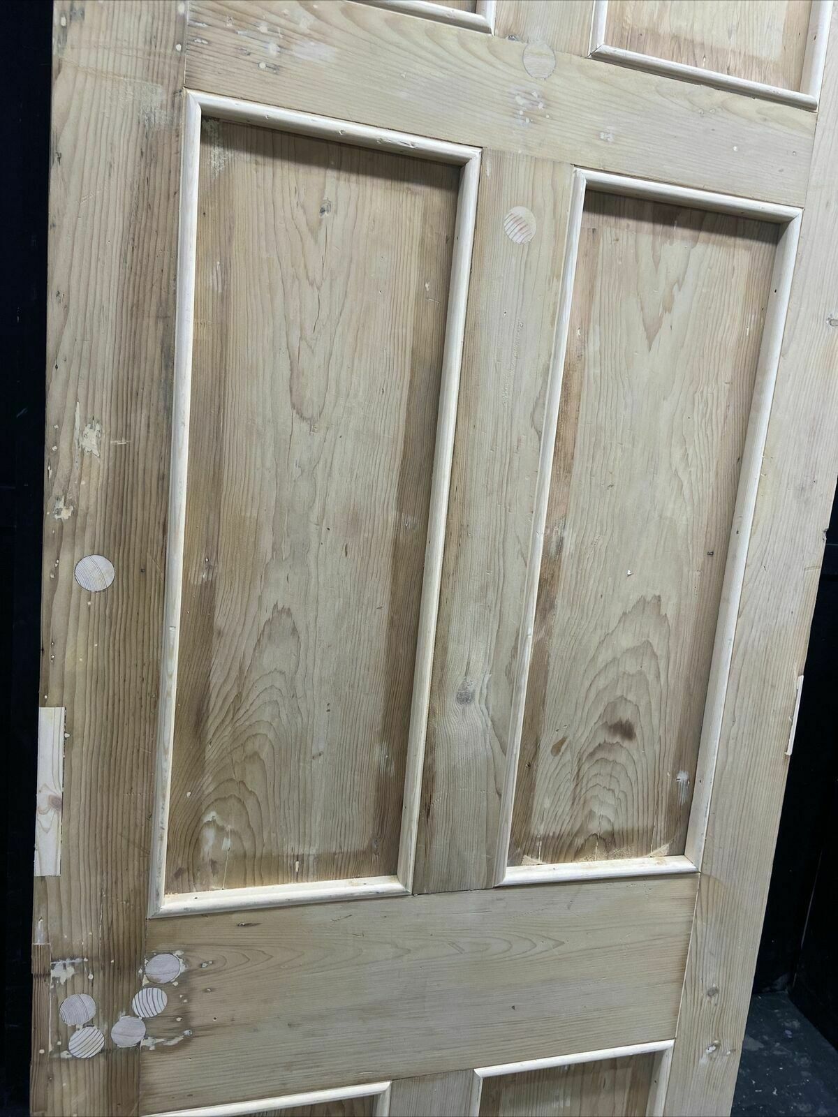 Tall Georgian Regency Front Door Period Old Reclaimed Antique Rebuilt Wood Pine photo furniture