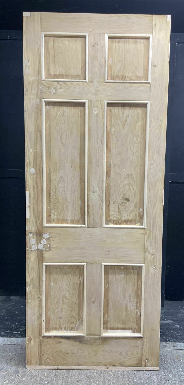 Tall Georgian Regency Front Door Period Old Reclaimed Antique Rebuilt Wood Pine photo buy