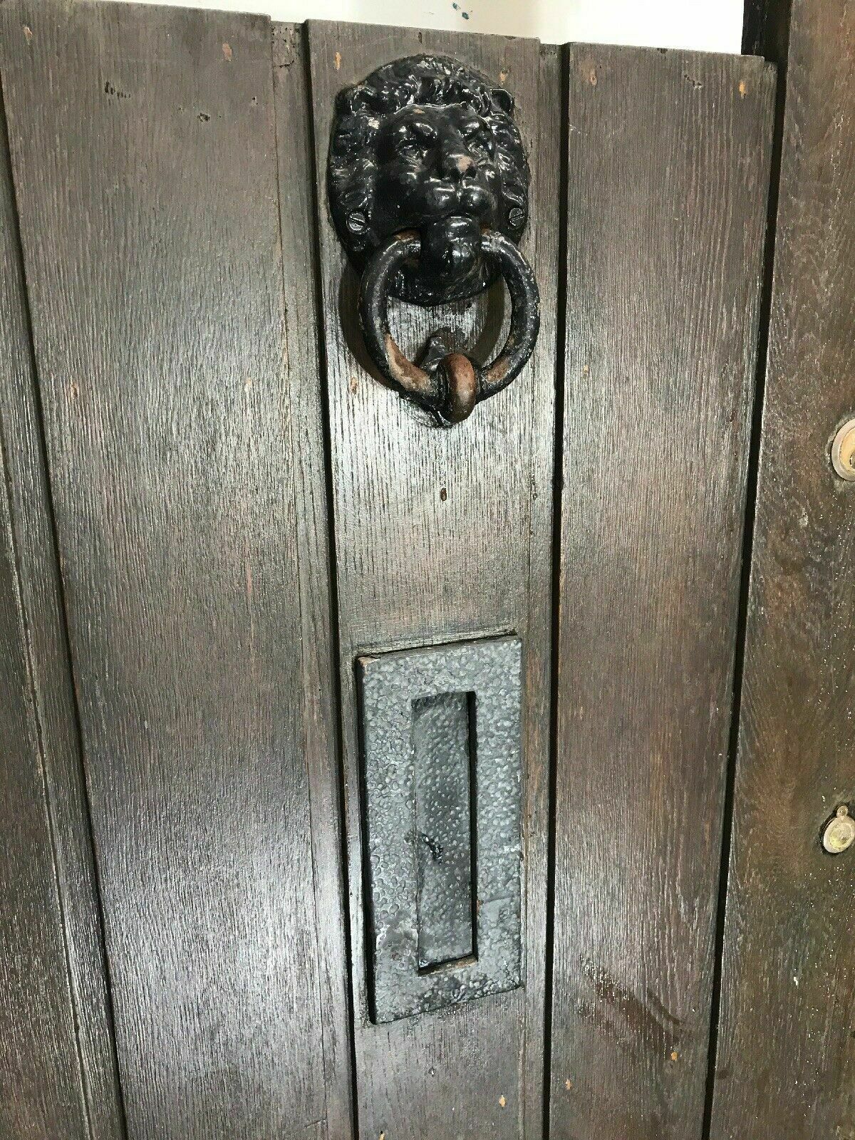 Large Solid Oak Front Door Antique Old Period Wood Reclaimed Hardwood Unglazed photo buy