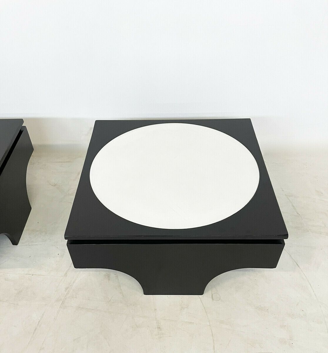 Pair Of Mid Century Side Tables By Emiel Veranneman photo Furniture