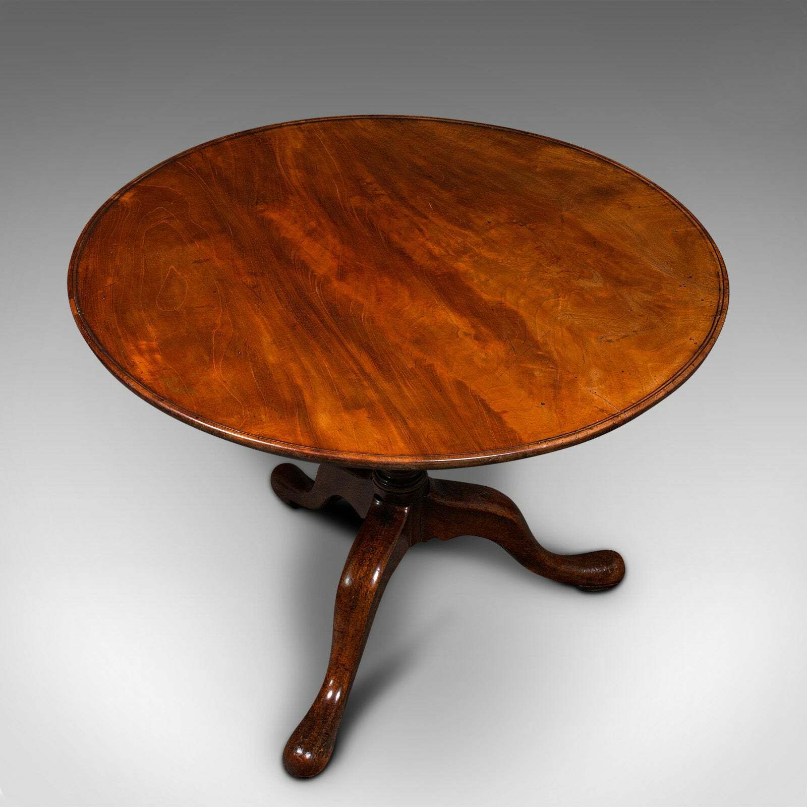 3 Feet Wide Antique Tilt Top Table, English, Reception Hall, Breakfast, Georgian photo buy