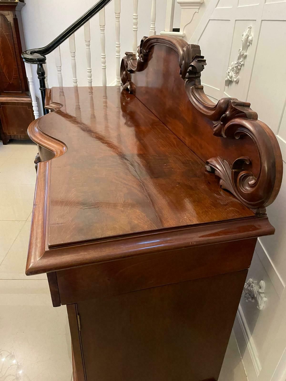 Magnificent Quality Antique 19th Century Mahogany Sideboard photo furniture