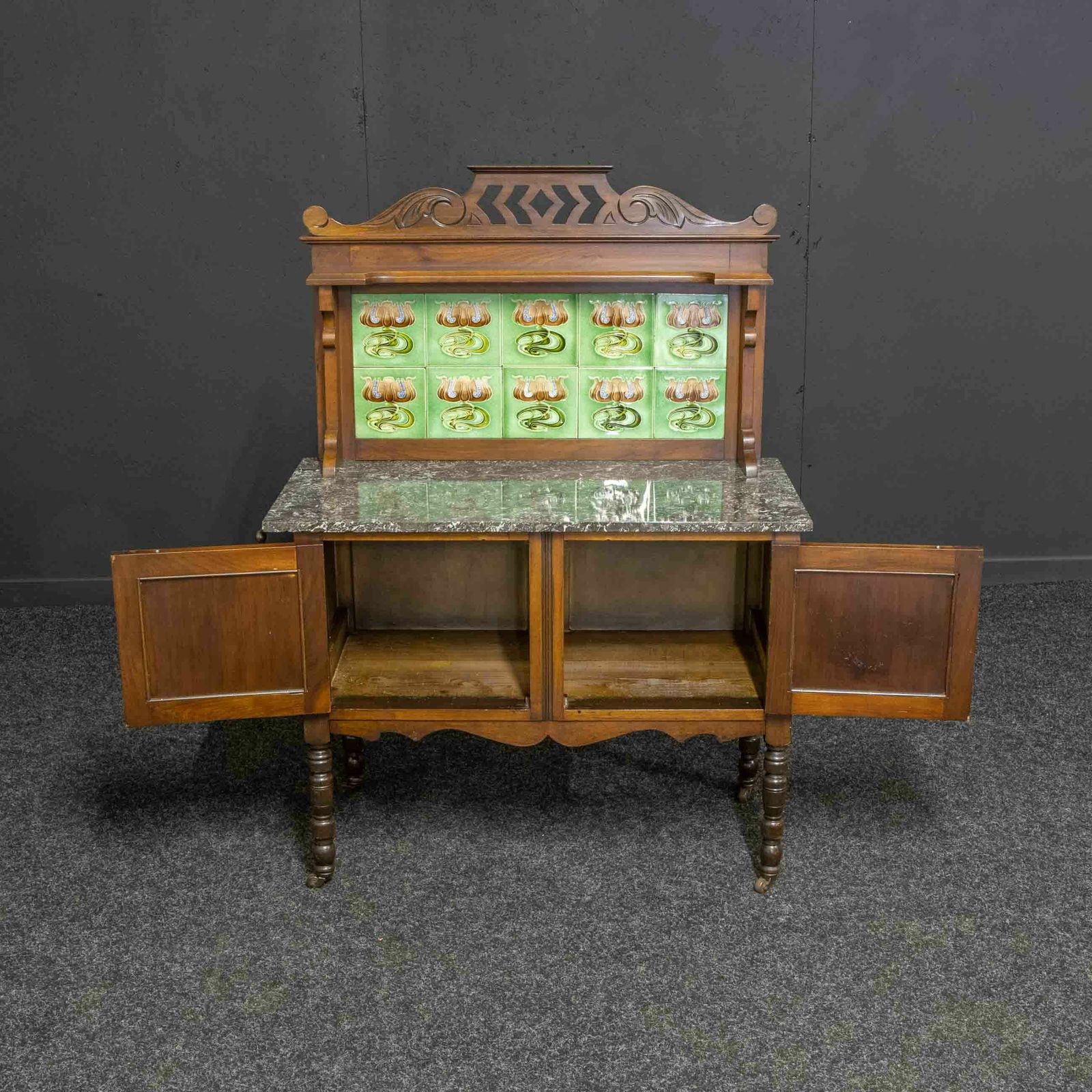 Victorian Walnut Washstand photo Furniture