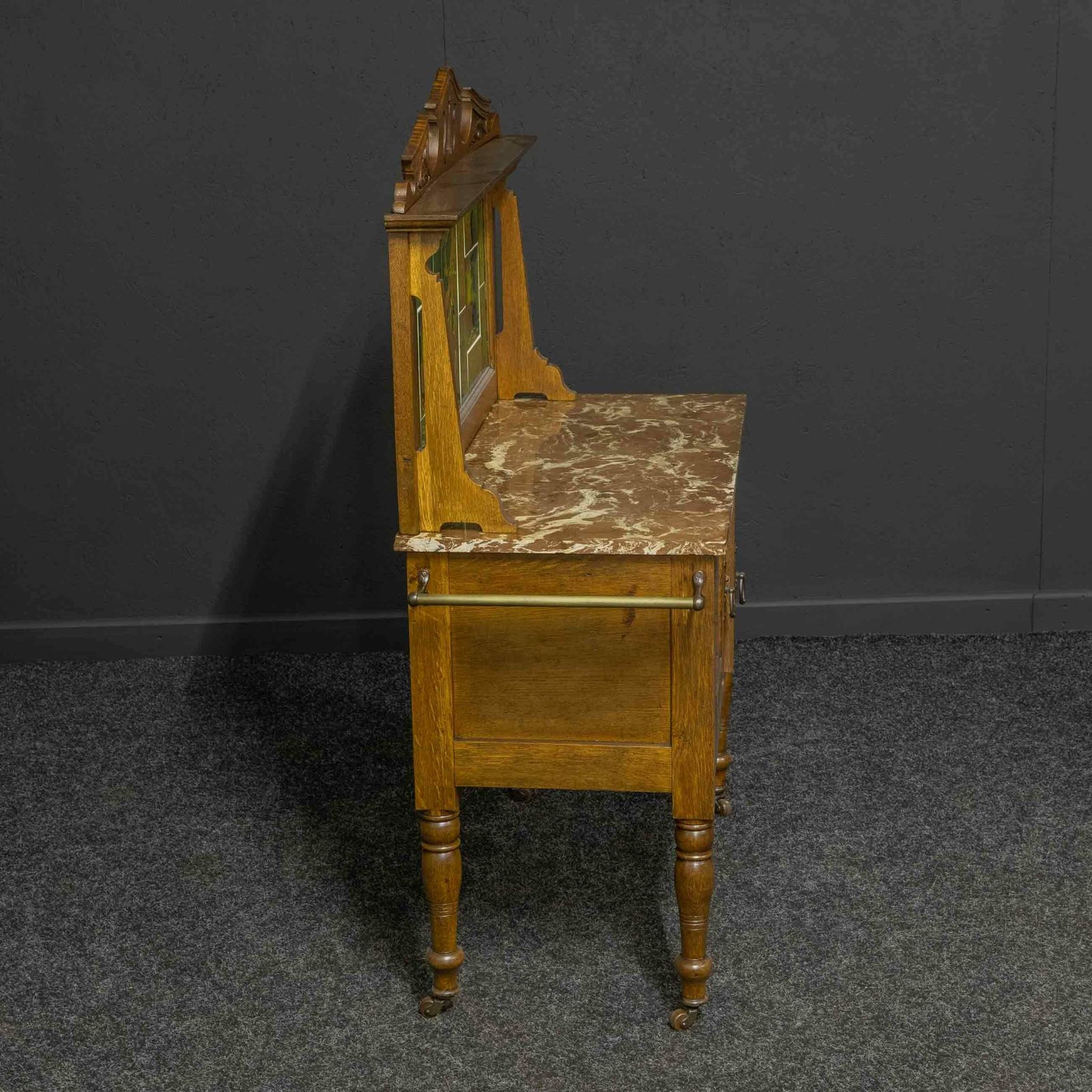 Edwardian Oak Washstand photo Furniture