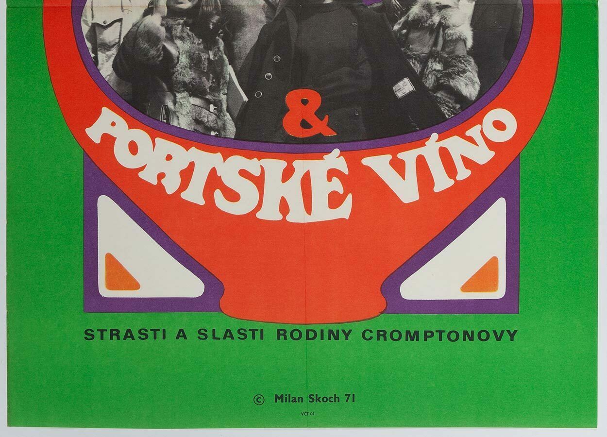 Movie Poster, Spring And Port Wine, Milan Skoch, 1971 photo vintage