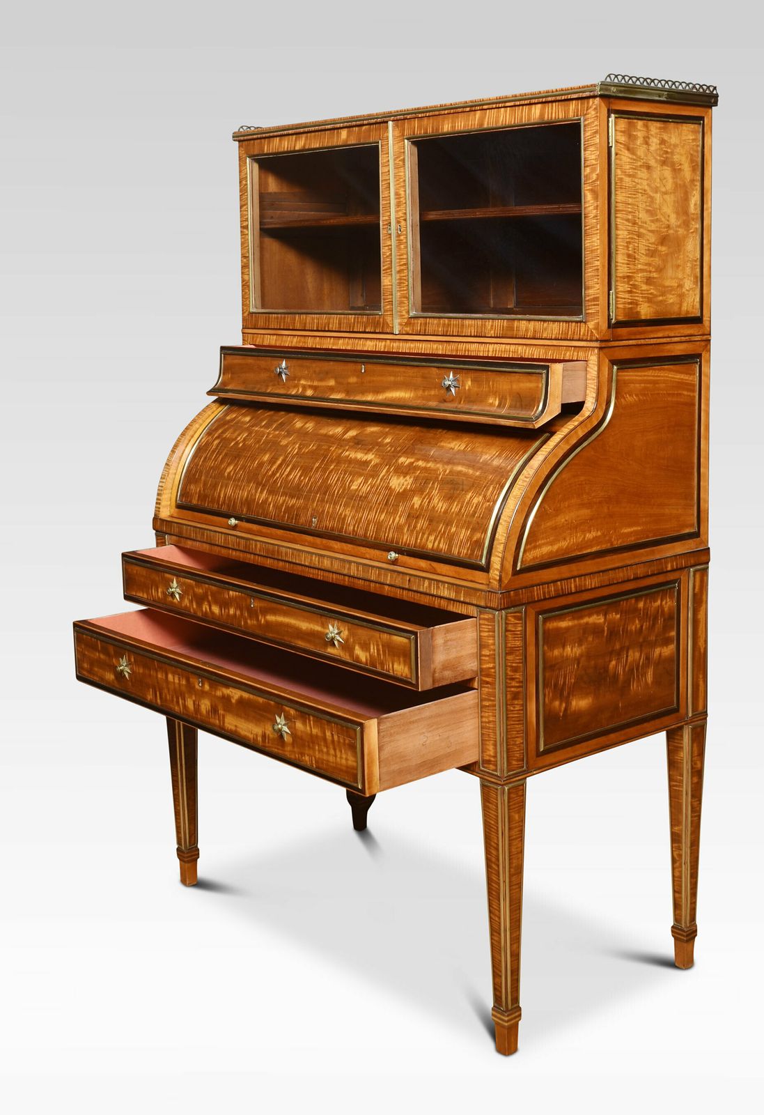 Pair Of Important Georgian Cylinder Cabinets photo 70200.0