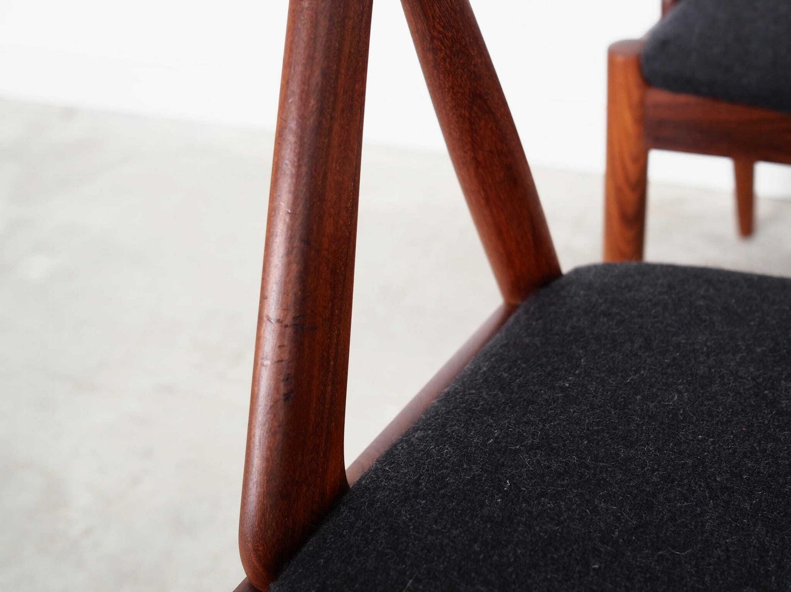 Set Van Vier Teakhouten Stoelen, Deens Design, Jaren 1970, Ontwerper: Kai Kristiansen photo buy