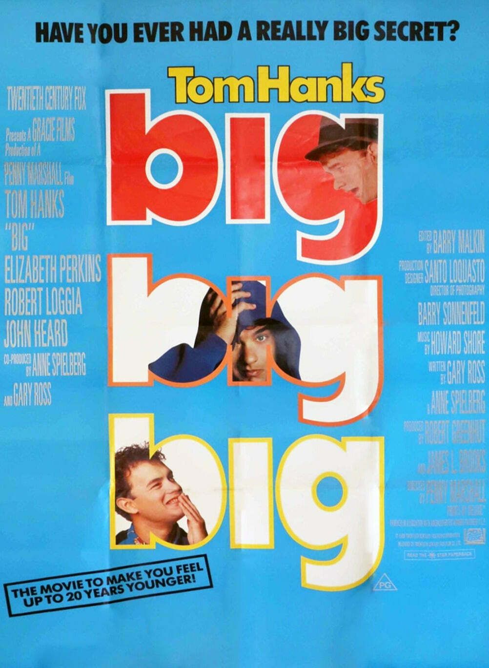 Big 1988 Original Vintage Poster