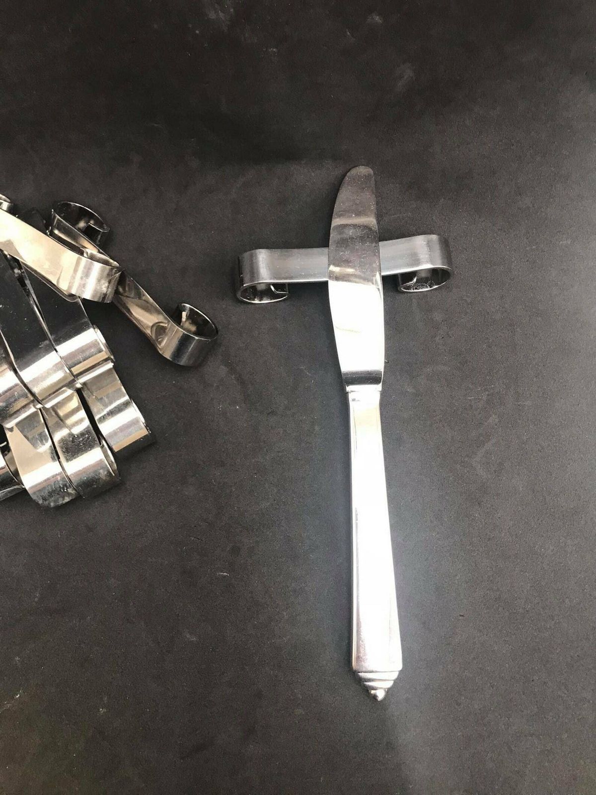 Vintage Knife Rests Art Deco Style, Mid Century Retro Table, Wedding Gift, Gift For Her photo 123.0