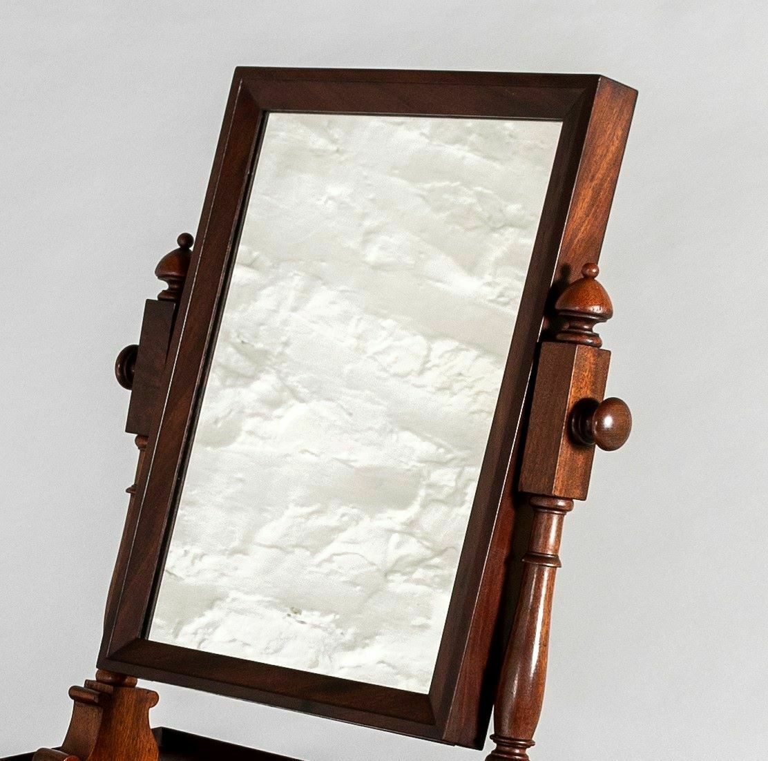 Home Decor Superb Quality 1920s Antique Dressing Table Swing Mirror With Jewellery Counter photo