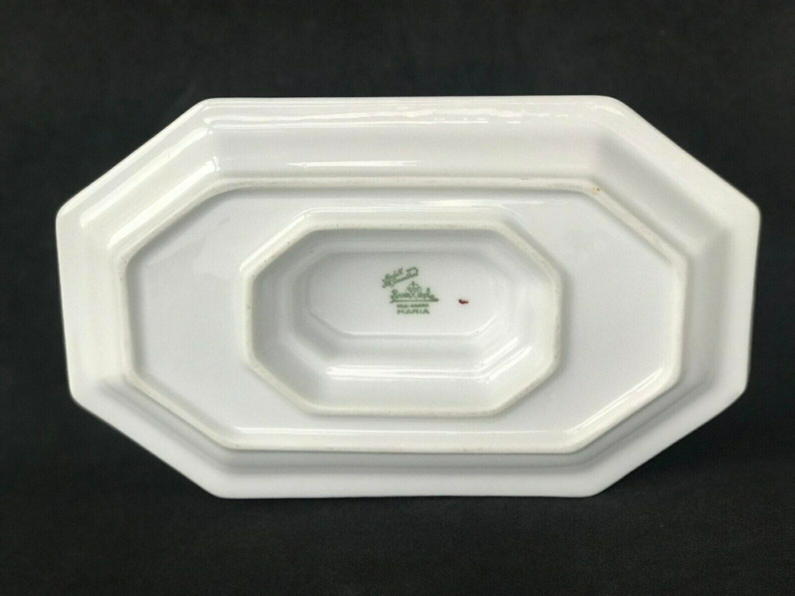 Rosenthal Selb Porcelain Gravy Boat Sauce Bowl Pattern Maria Incorporated Saucer Floral Decor Gift For Hostess Table Decor Flowers Romantic photo vintage