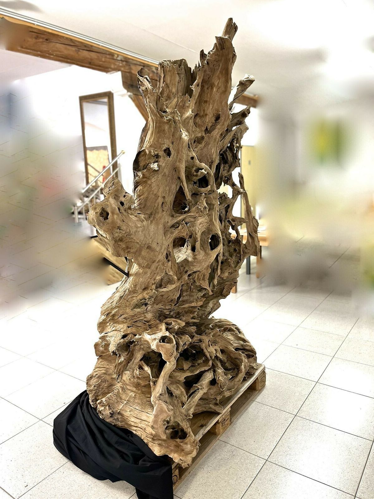 Gigantic Teak Root Stand Up Bar   Organic Modern, Indonesia 2022 photo 9930.0
