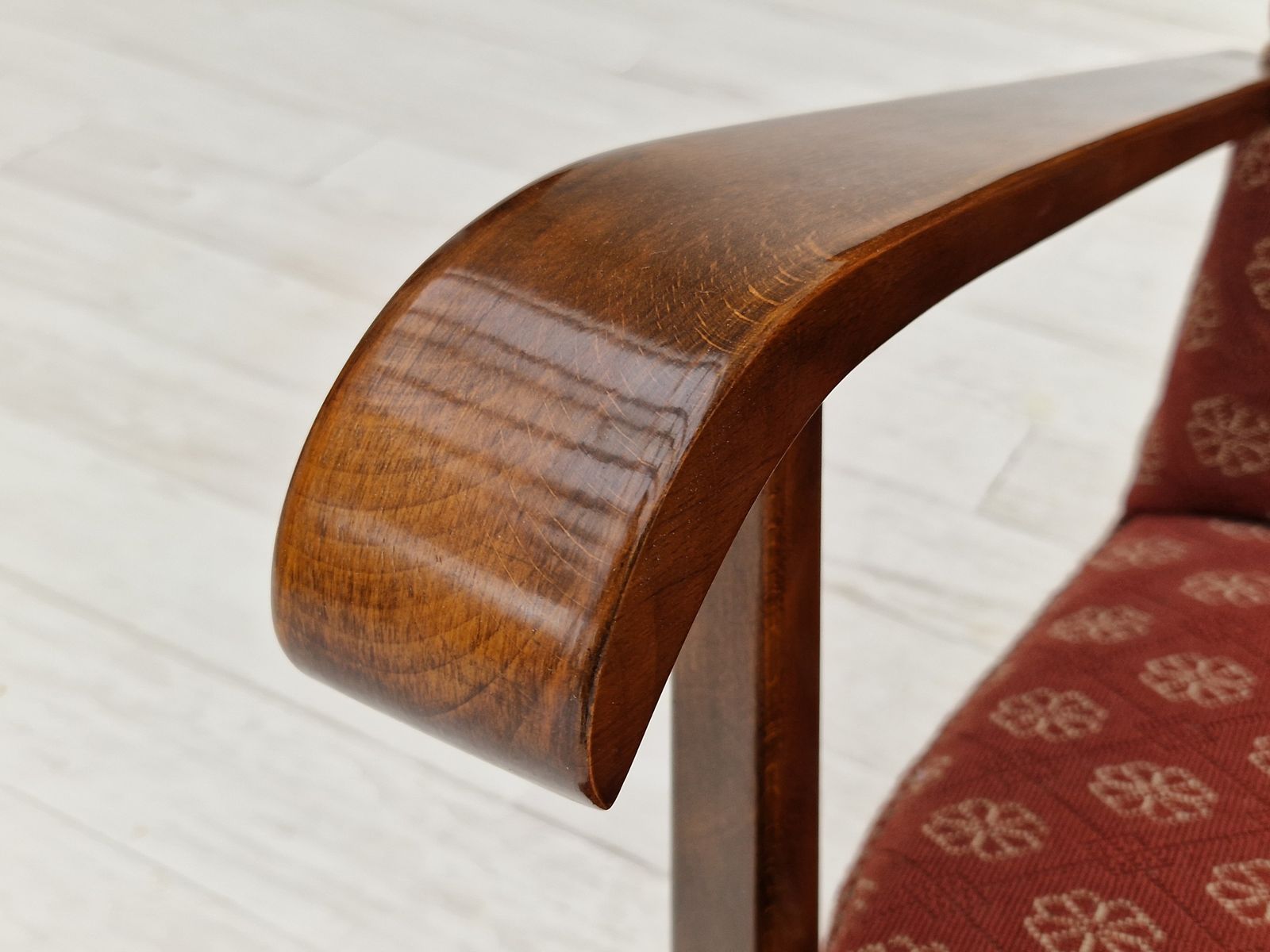 1950s, Danish Design, Original Armchair In Very Good Condition. photo for sale