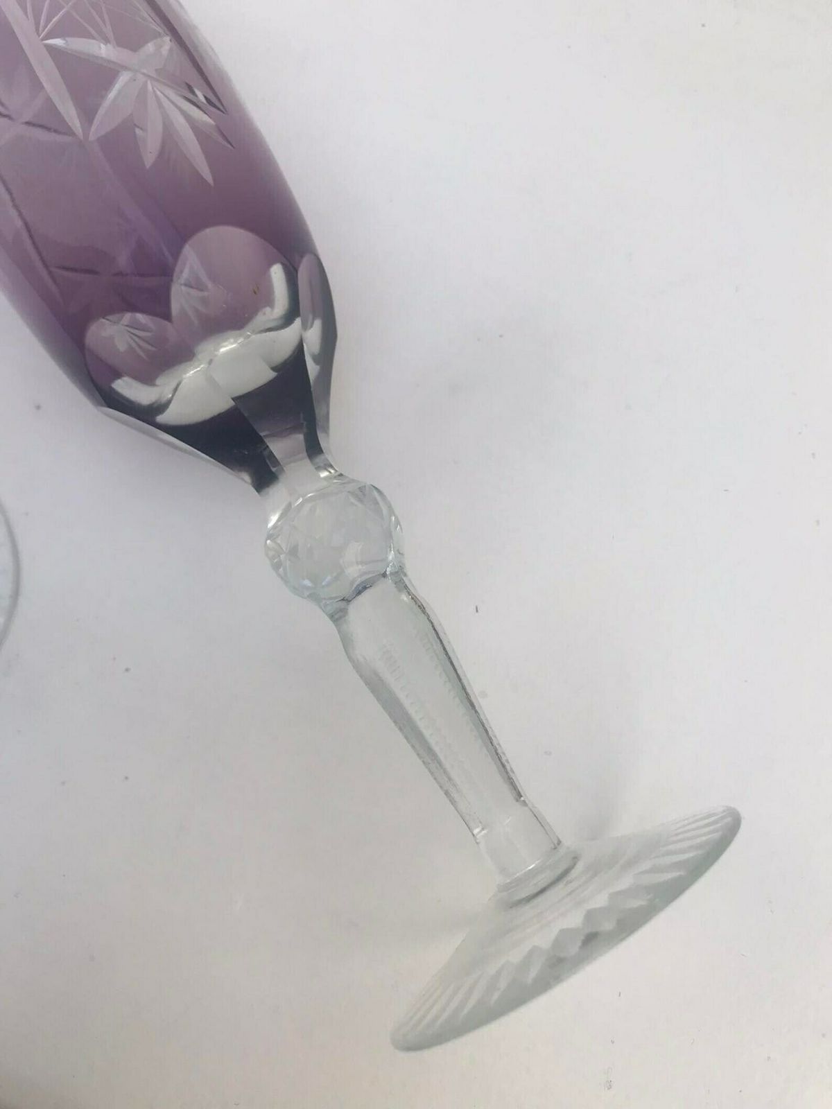 Champagne Coupes Ajka Marsala Bohemian Crystal Amethyst Champagne Flutes Coupes Toasting Celebration Glassware Wedding Glass Collection photo buy