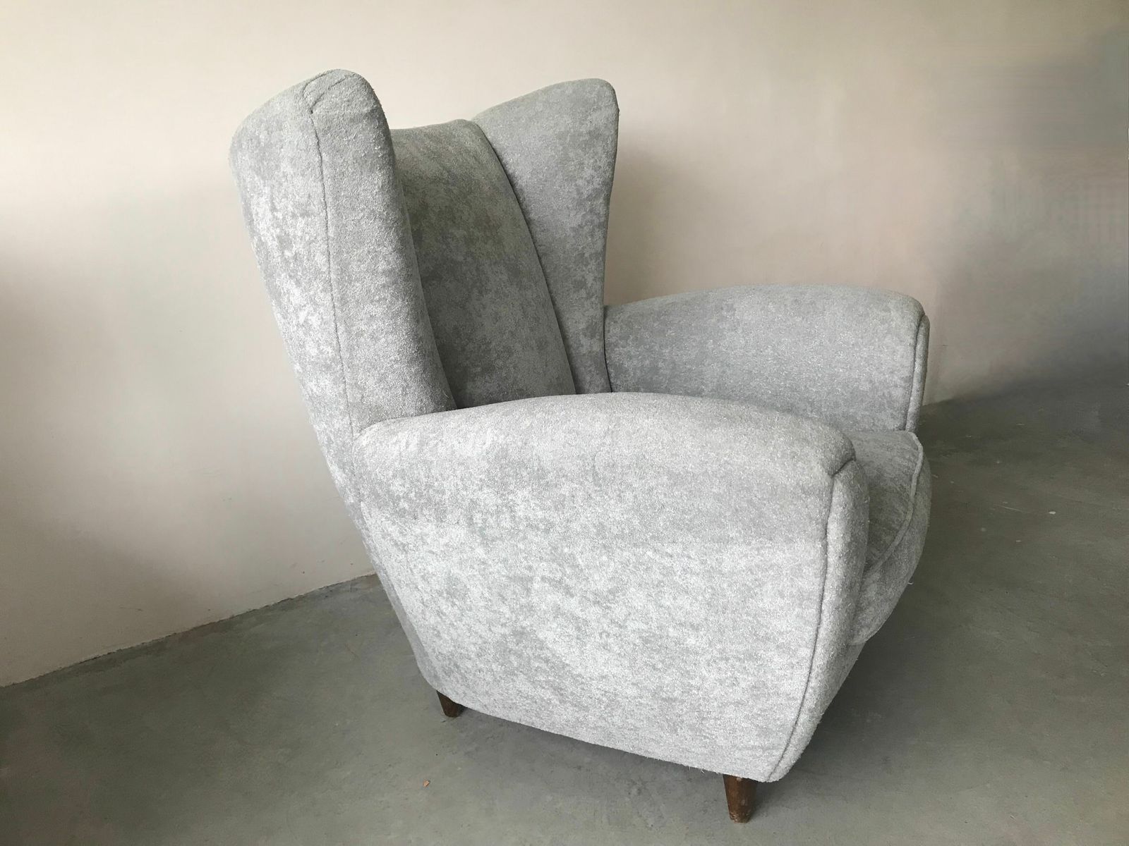 Pair Of Italian Velvet Armchairs photo 1566.0