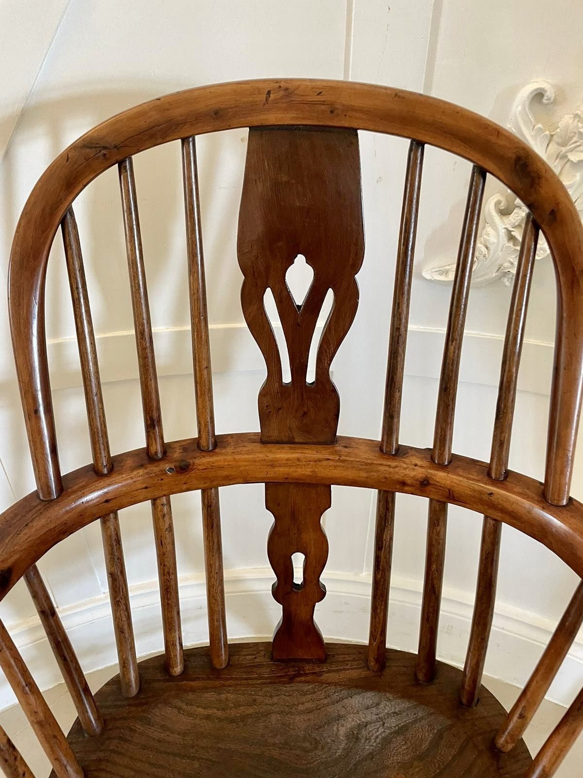 Antique Quality Child’s Yew Wood Windsor Chair photo vinterior