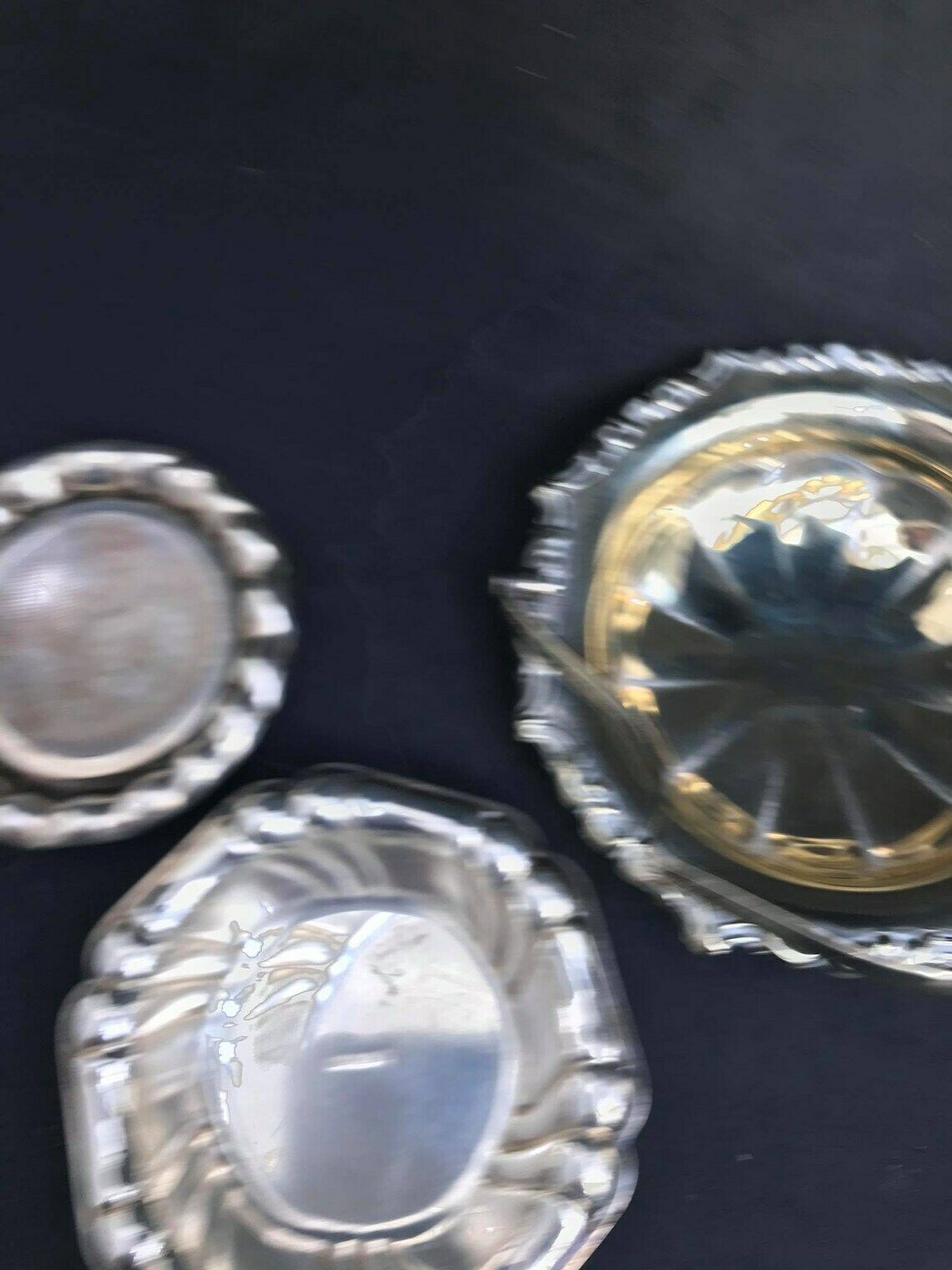 Tea Strainer Antique Silver Plated Vintage With Underplate And A Small Sweet Dish Wedding Gift Hostess Gift Bakelite Antique Strainer photo 122.0