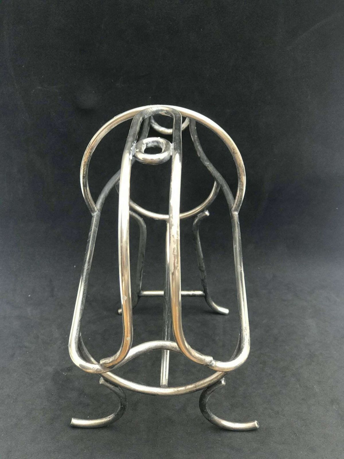 Wine Stand Wine Bottle Holder Made In Belgium Bar Cart Wine Cradle Mid Century, Bar Accessories, Gift For Him , Bar Tools photo buy