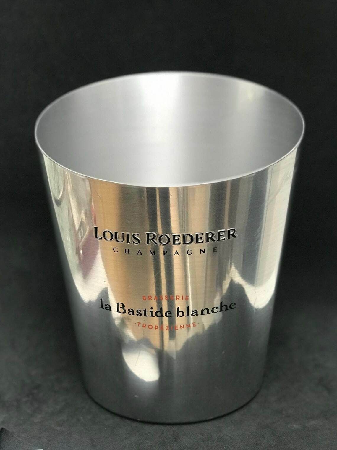 Champagne Bucket Louis Roederer France Stainless Steel Heavy Excellent Quality Wine Cooler Ice Bucket Bar Cart Wedding Gift photo for sale