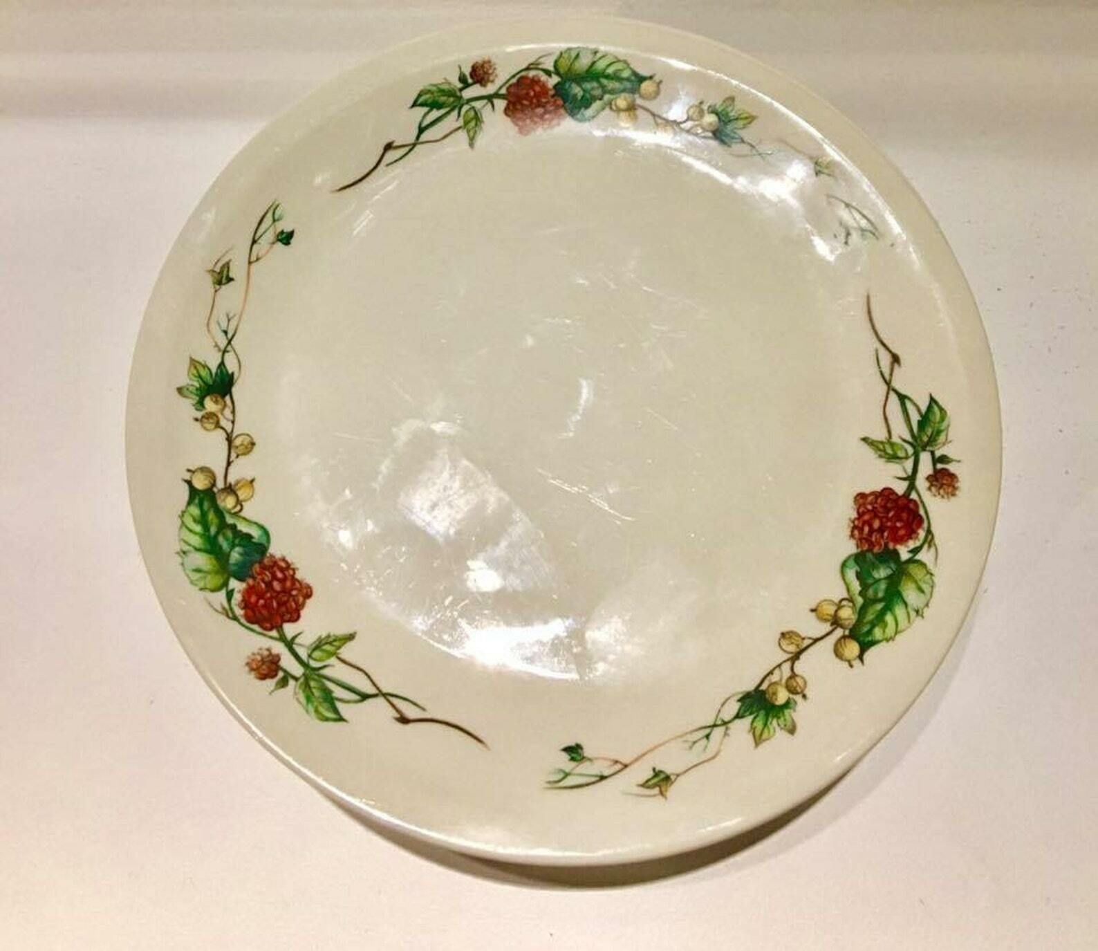Dessert Plates Set 8 Villeroy & Boch Dishes, Dessert Dish, Fruits Dish, Salad Dish Pattern V Il74   Super Rare, Retro Dishes photo for sale
