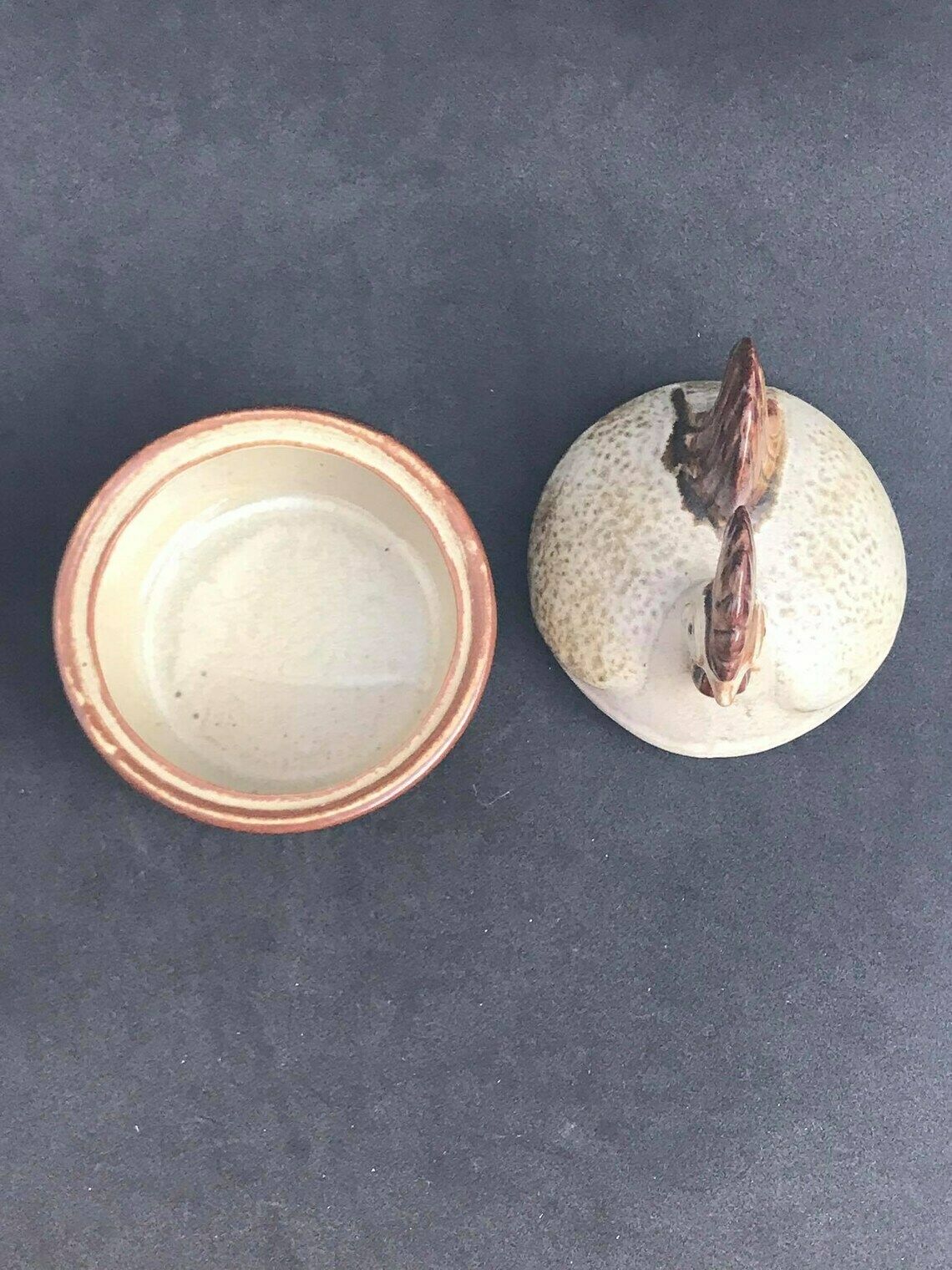 photo furniture Danish Ceramic Hen Box Chicken Figurine Brown Ceramic Mid Century Modern Country Side Decor Soholm Kitchen Collectible Scandinavian Decor