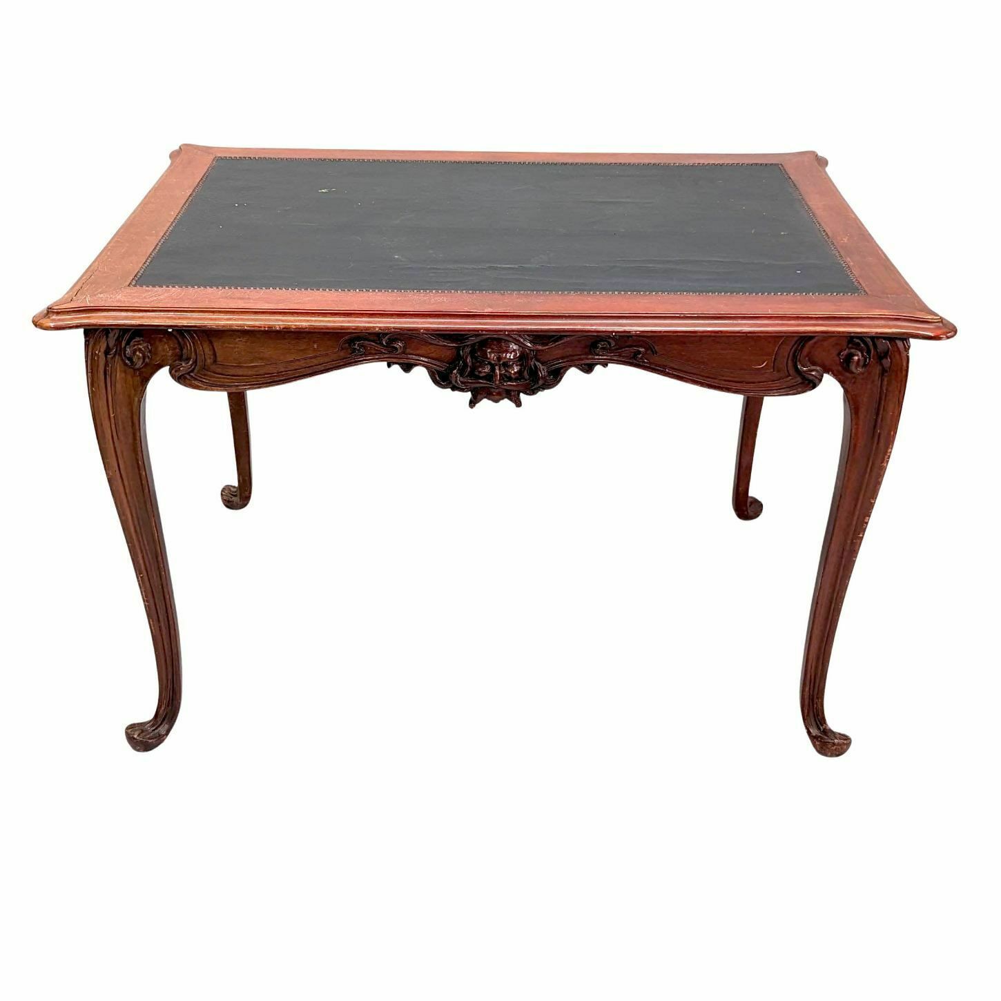 Art Nouveau Period Side Table With Man's Head Decor photo 2556.0