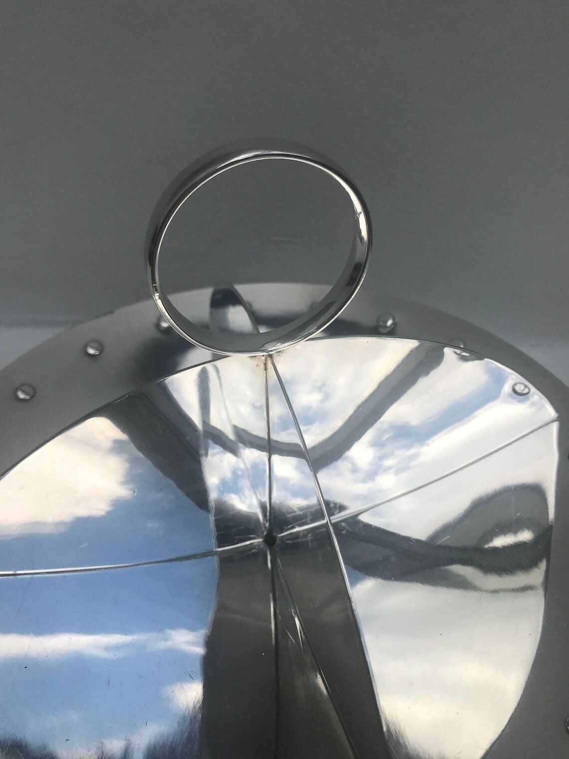 photo furniture Tray Tidbit Victorian Platter 4 Sections Serving Tray With Handle Plate Silver Plated Dessert Sandwiches Teatime English Tableware Gift