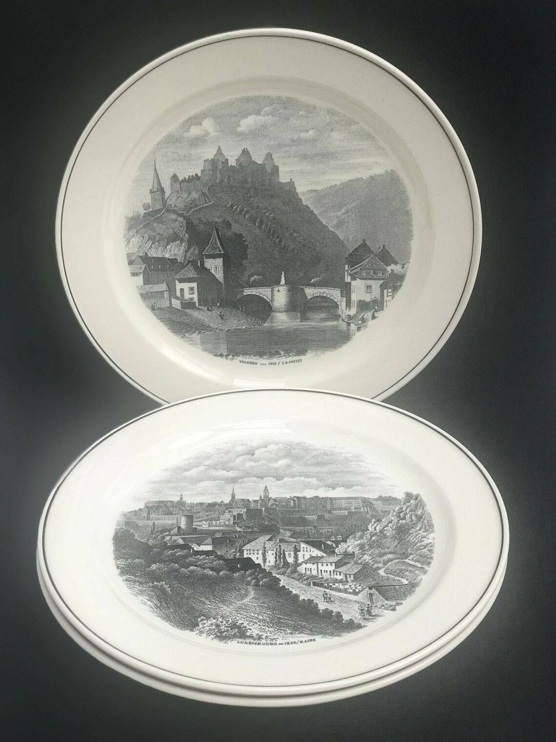 3 Villeroy & Boch Dinner Plates Boch Septfontaines J B Fresez Collectable China Replacement Vintage Dinnerware Dish, Discontinued China photo furniture