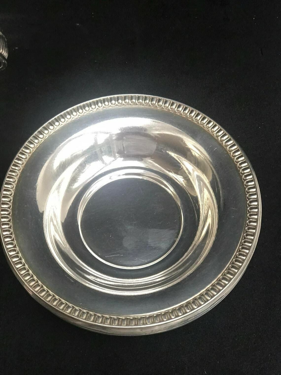 Ice Bucket Silver Plated And 8 Small Tapas Plates Wiskemann Belgium Bar Cart Decor Bar Tools Gift For Him Appetizers Dish Coasters Christmas photo Home Decor
