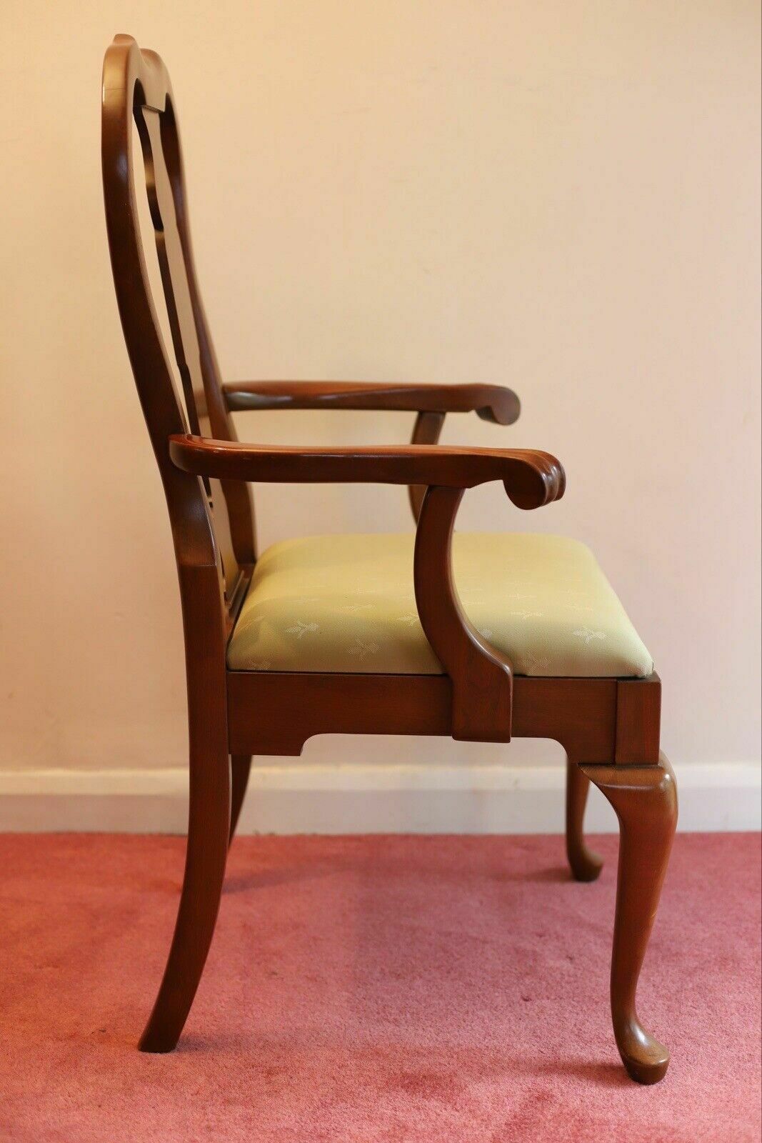Beautiful Queen Anne Style Armchair photo Furniture