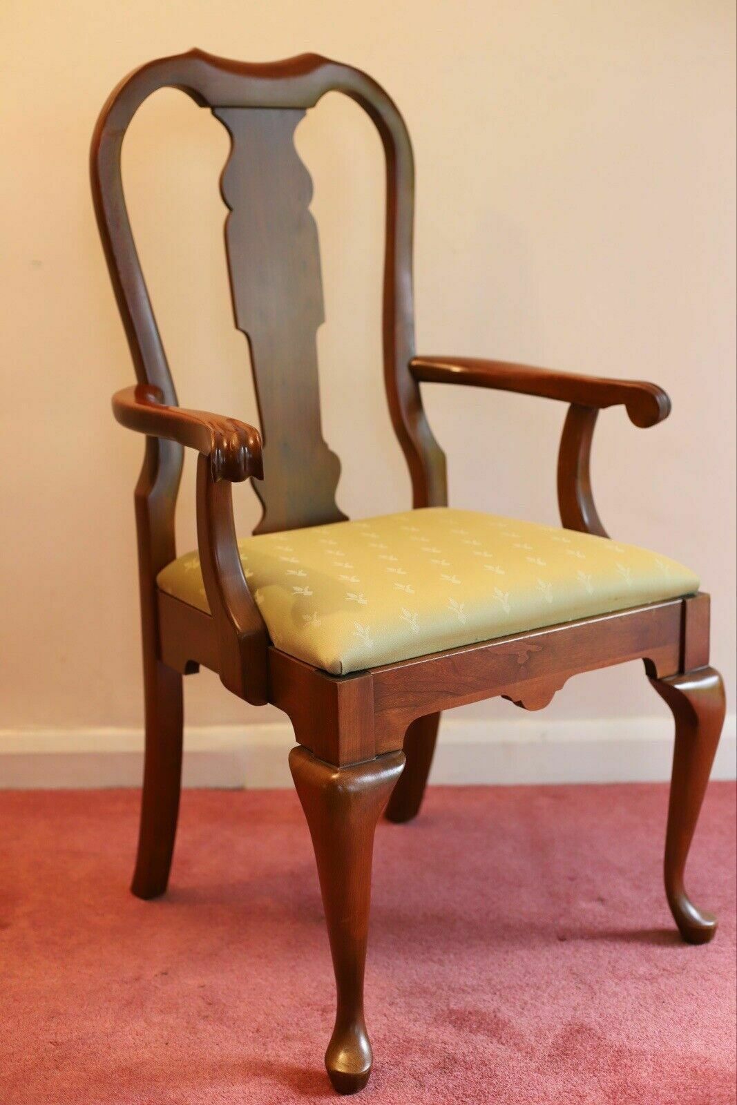Beautiful Queen Anne Style Armchair photo 125.0
