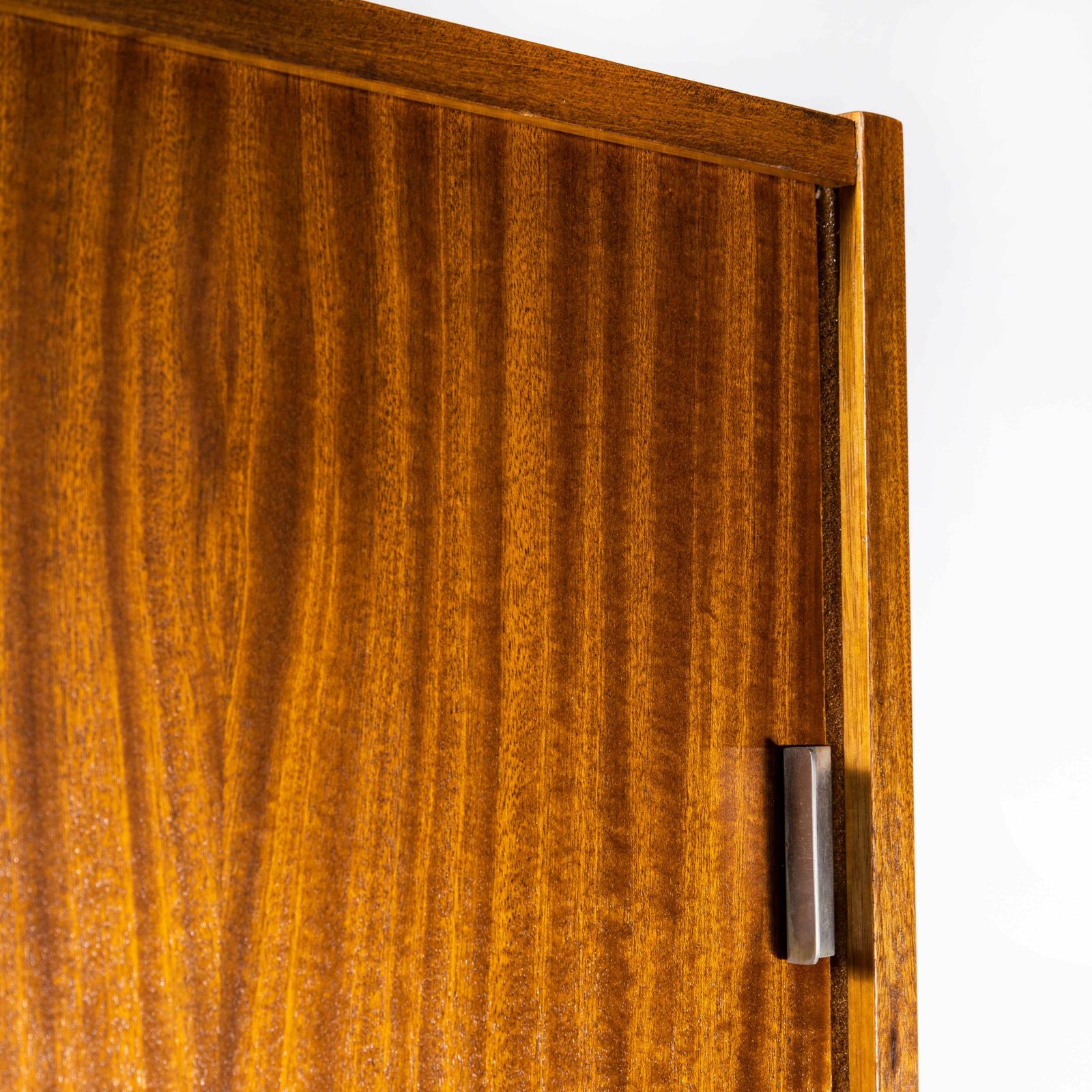 photo for sale 1960’s Large Mid Century Glass Fronted Shelved Cabinet