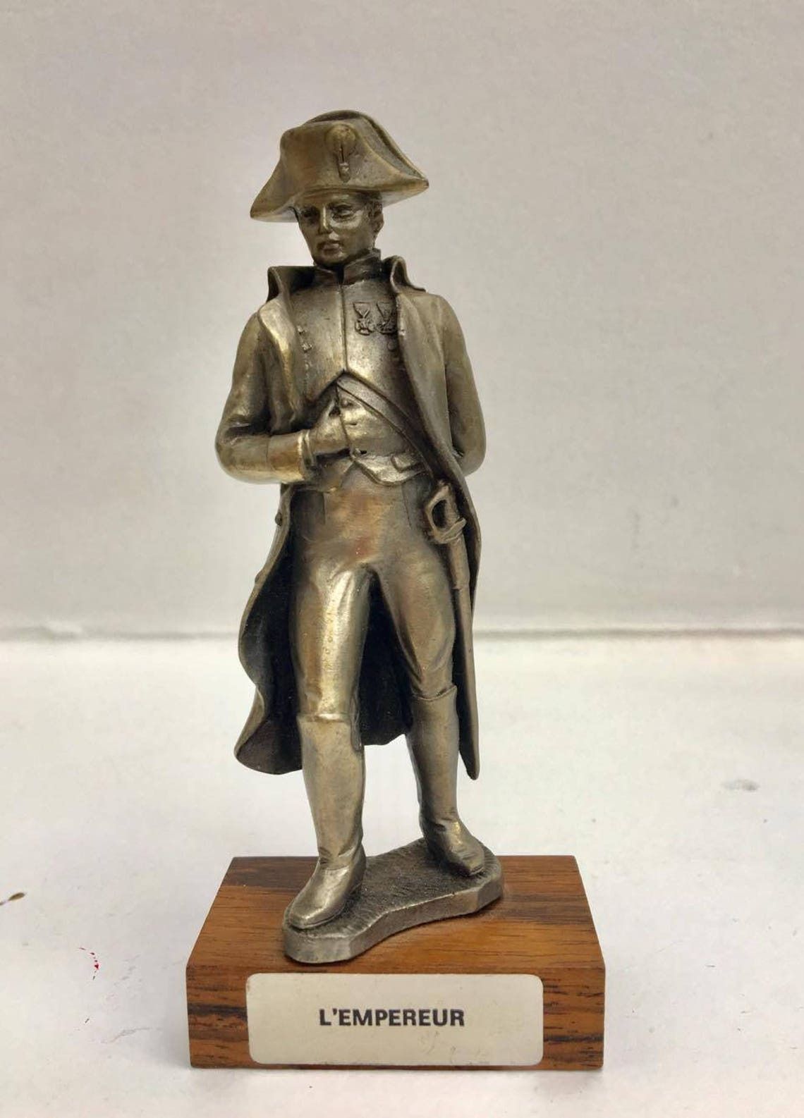 Napoleon Bonaparte Figurine Generals Collection Mid Century Figurines French Vintage Pewter Figurines Josephine Gift For Him Gift For Man photo furniture