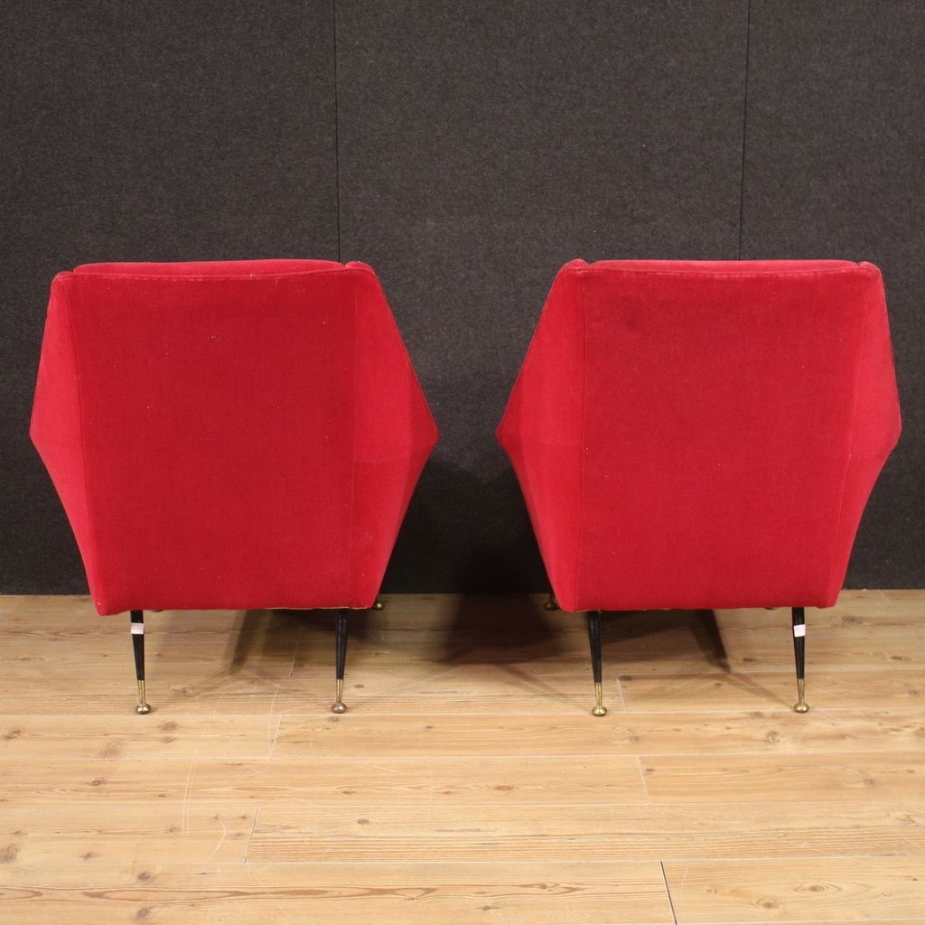 photo for sale Pair Of Italian Armchairs From The 60s